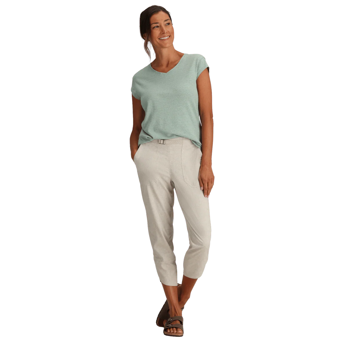 ROYAL ROBBINS WOMEN HEMPLINE CAPRI BLENDED UNDYED - Image 2