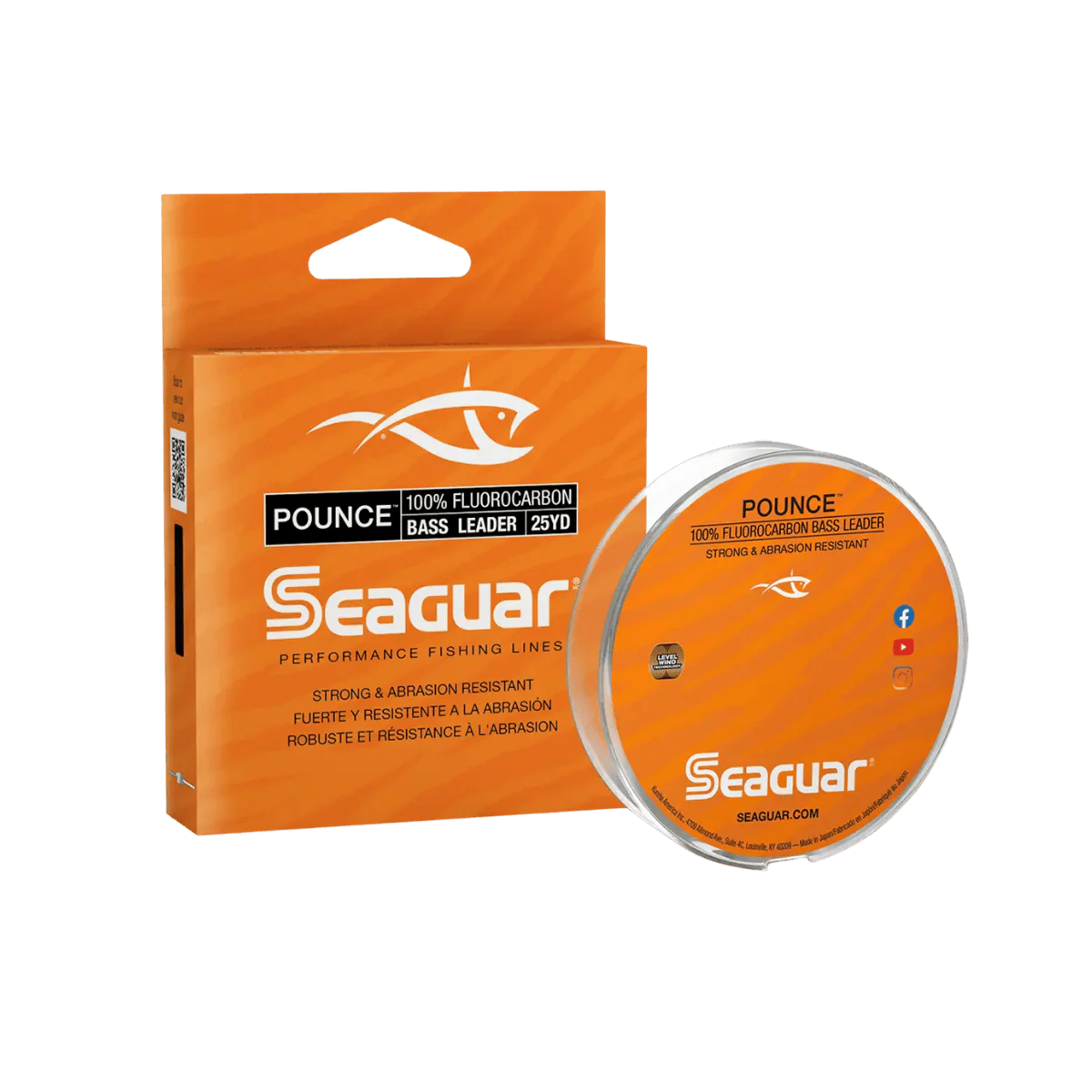 SEAGUAR POUNCE BASS LEADER 25YD - 06 LBS"