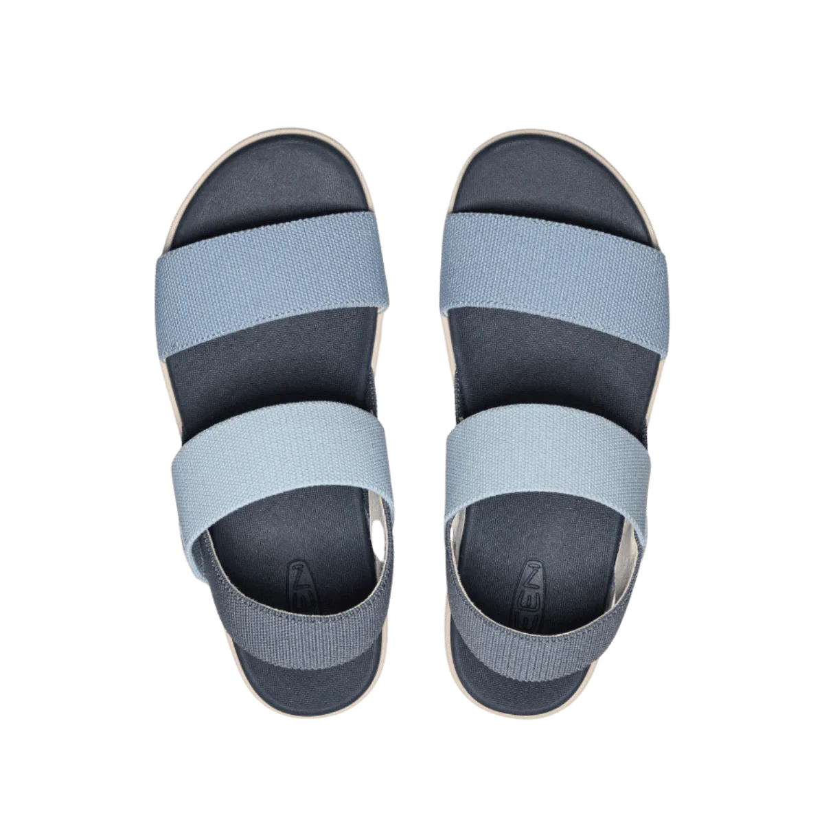 KEEN WOMEN'S ELLE BACKSTRAP - FADED DENIM/SKYWAY - Image 3