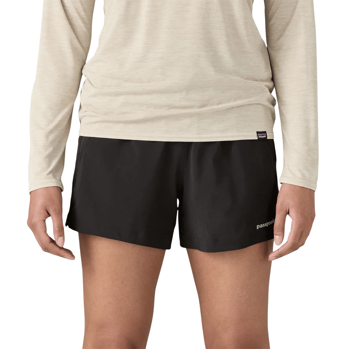 PATAGONIA WOMEN'S TERREBONNE SHORTS - BLACK - Image 2
