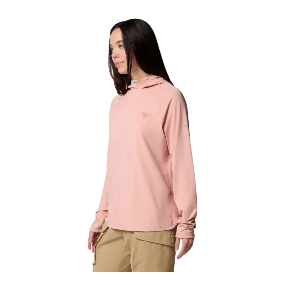 COLUMBIA WOMEN'S WILD CAST SUN HOODIE - FAUX PINK - Image 3