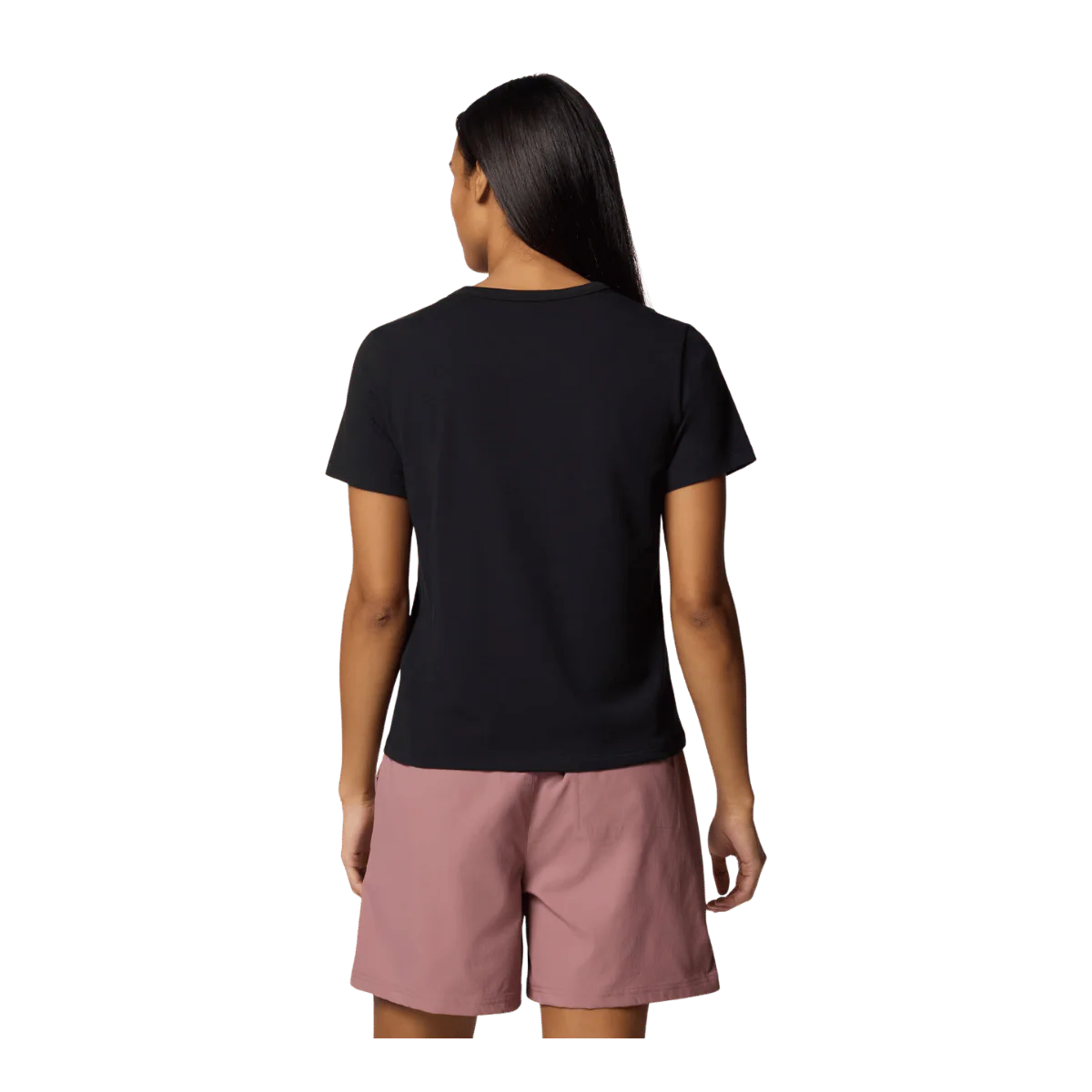 COLUMBIA WOMEN'S SUN TREK SHORT SLEEVE II SHIRT - BLACK - Image 2