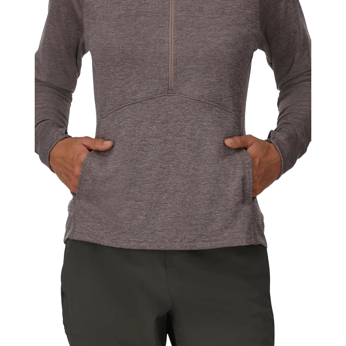 SIMMS WOMEN'S BUGSTOPPER HOODY - HERON HEATHER - Image 3
