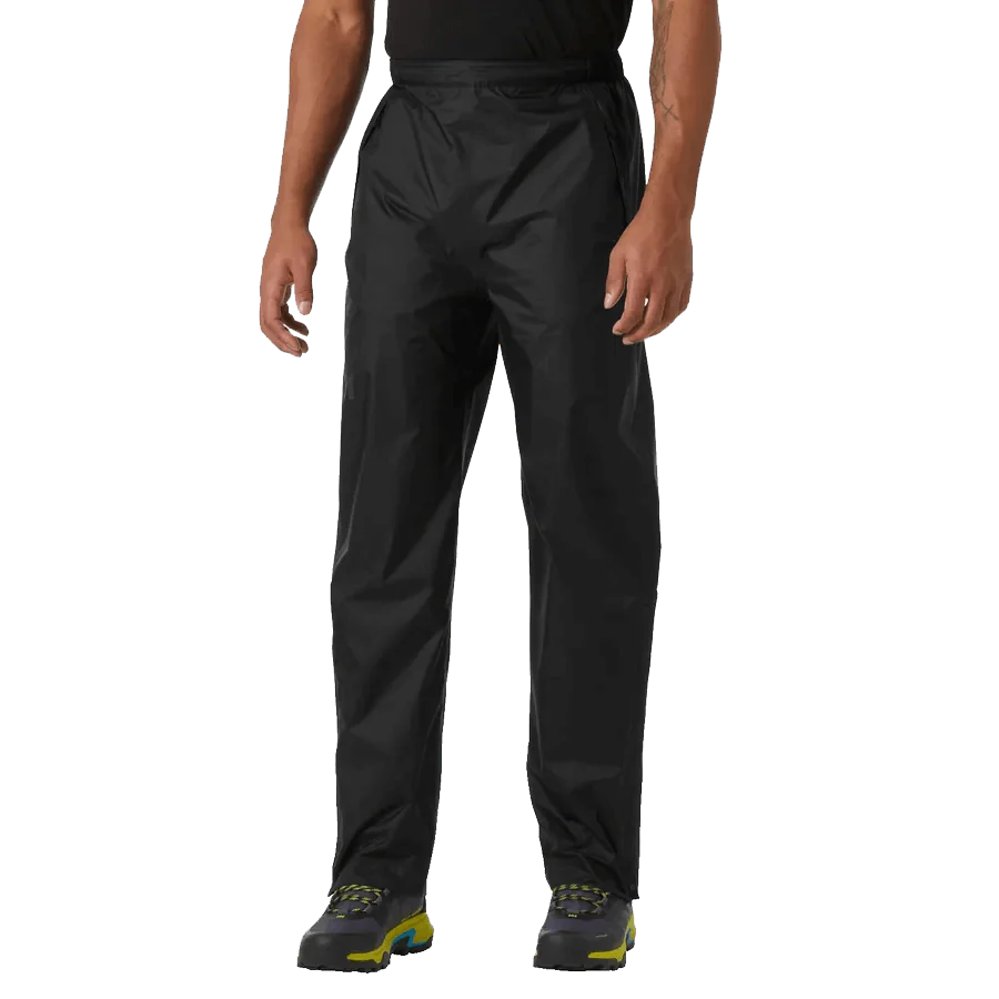 HELLY HANSEN MEN'S LOKE RAIN PANTS 2.0 - BLACK - Image 3