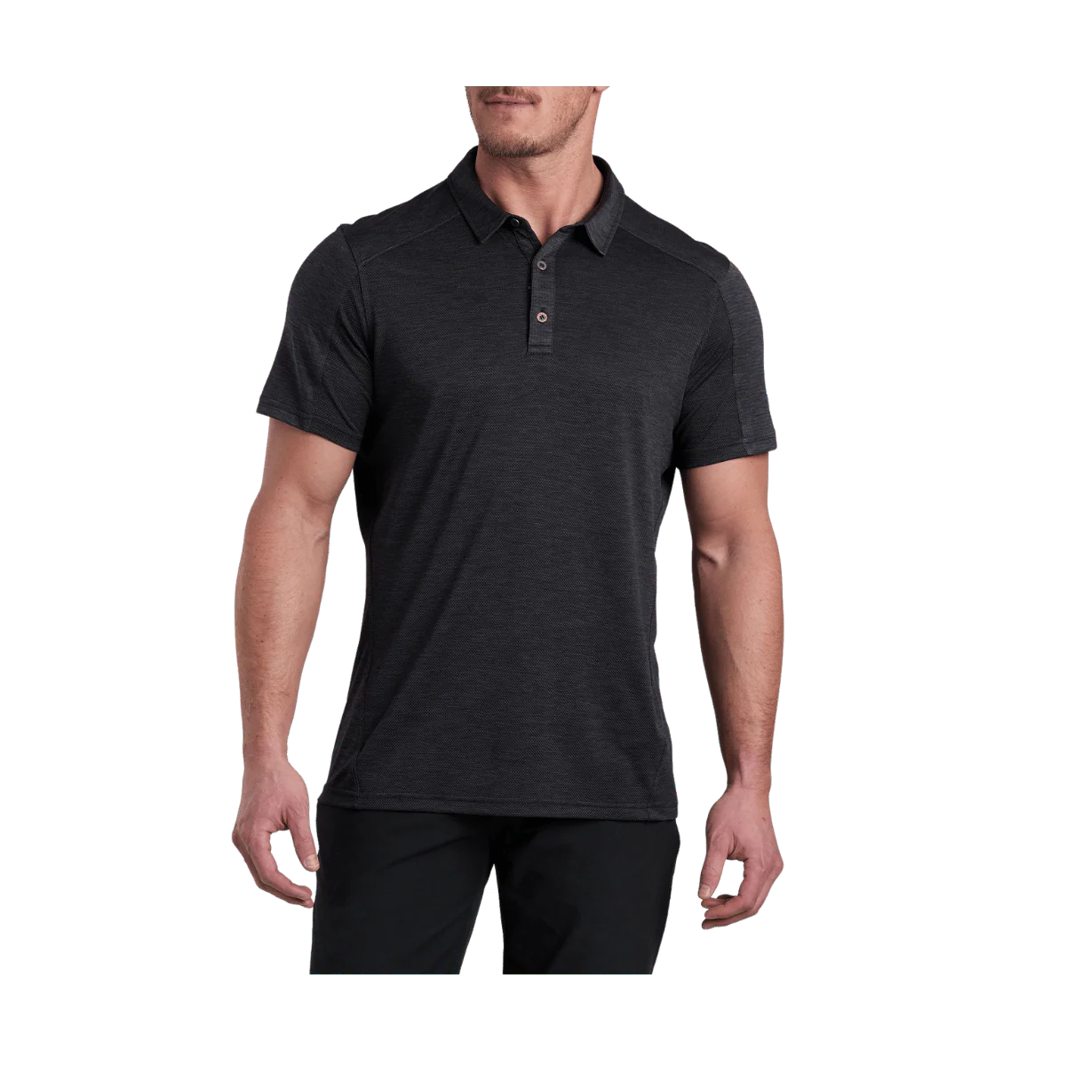 KUHL MEN'S ENGINEERED POLO - BLACK