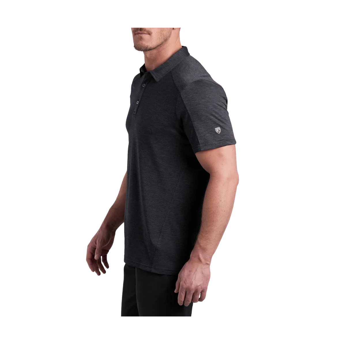 KUHL MEN'S ENGINEERED POLO - BLACK - Image 3
