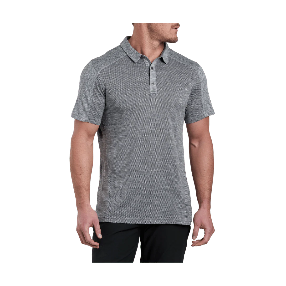 KUHL MEN'S ENGINEERED POLO - HEATHER GREY