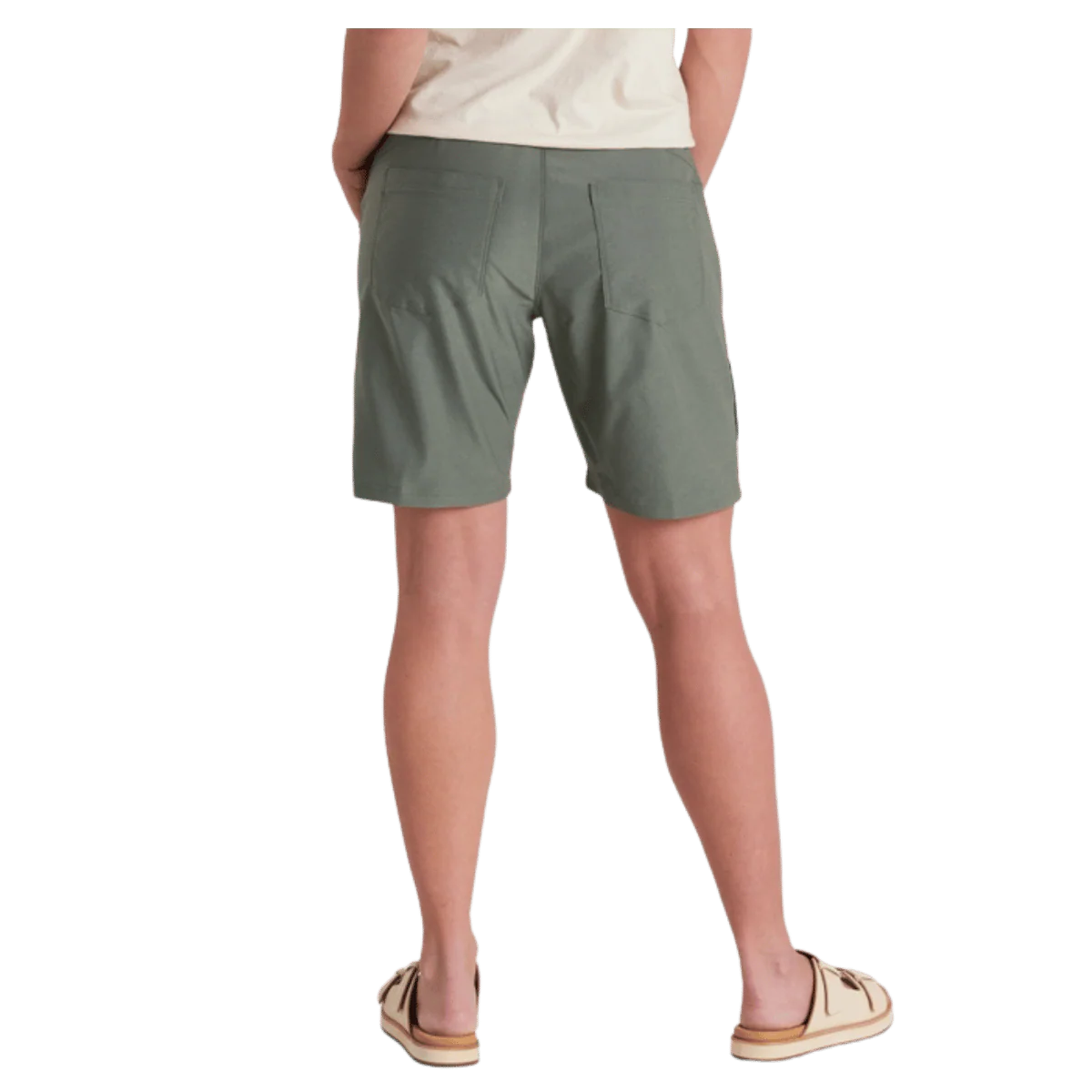 KUHL WOMEN'S TREKR PULL ON SHORT 8" W/ UPF 50+ - OLIVE - Image 3