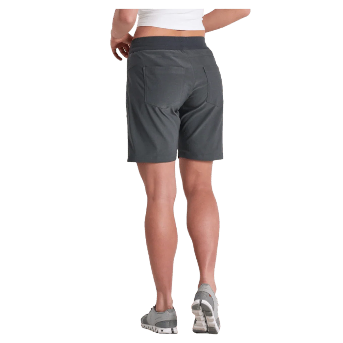 KUHL WOMEN'S TREKR PULL ON SHORT 8" W/ UPF 50+ - CHARCOAL - Image 3