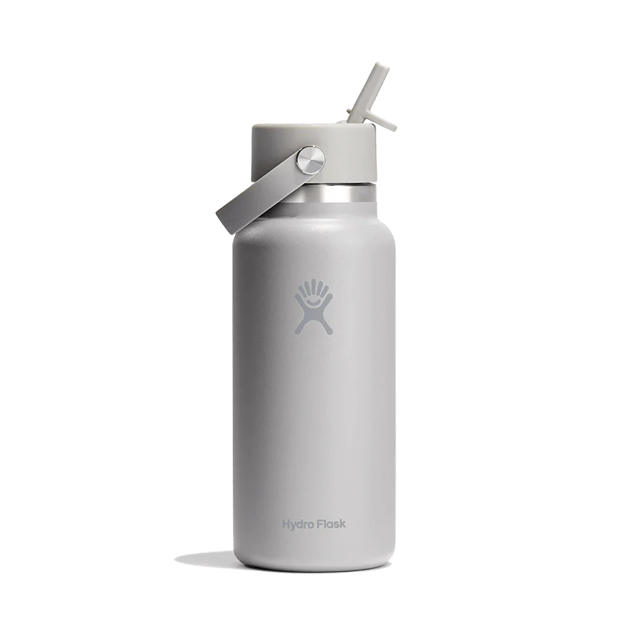 HYDRO FLASK WIDE MOUTH BOTTLE WITH FLEX STRAW CAP 32OZ - Image 4