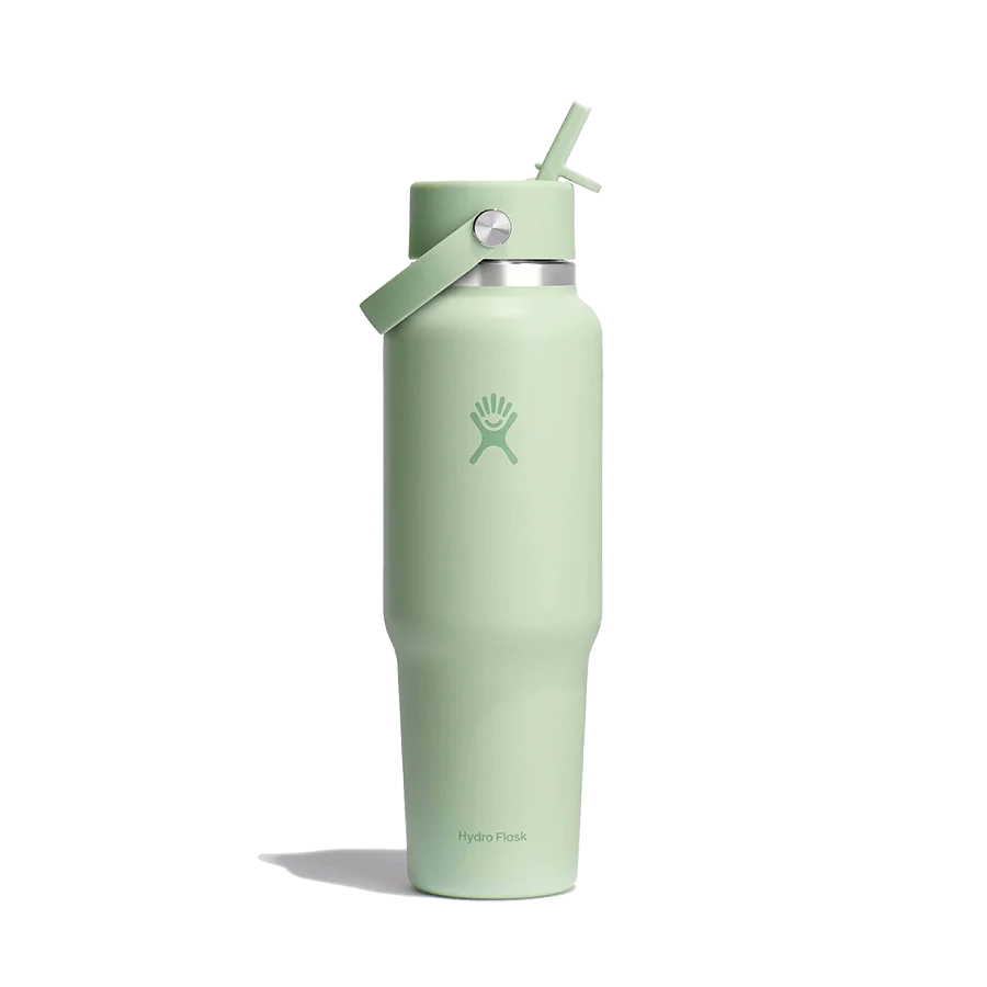 HYDRO FLASK WIDE MOUTH TRAVEL BOTTLE WITH FLEX STRAW 40OZ