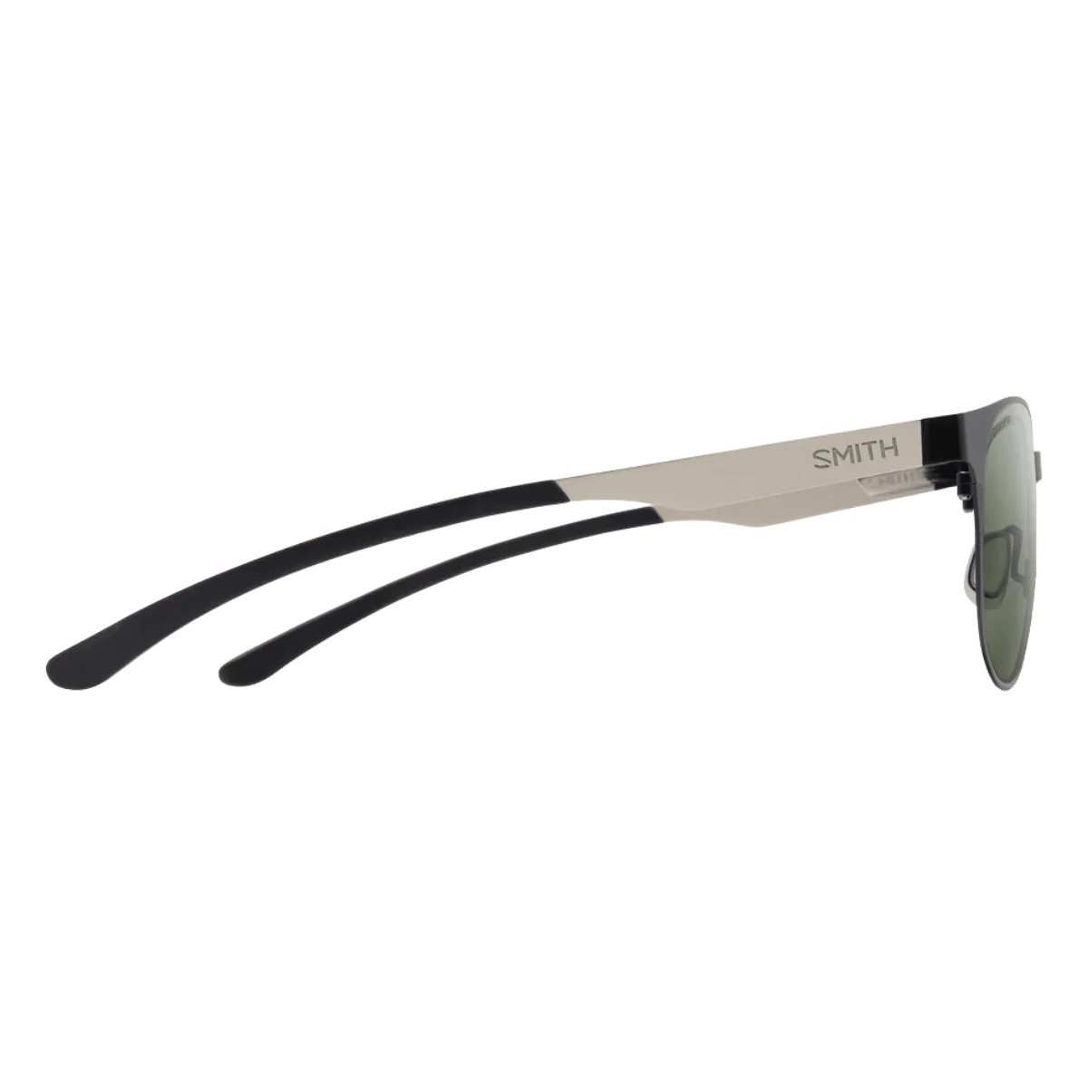 SMITH EASTBANK METAL SUNGLASSES - MATTE BLACK SILVER/CHROMA POP POLARIZED GRAY GREEN - Image 3