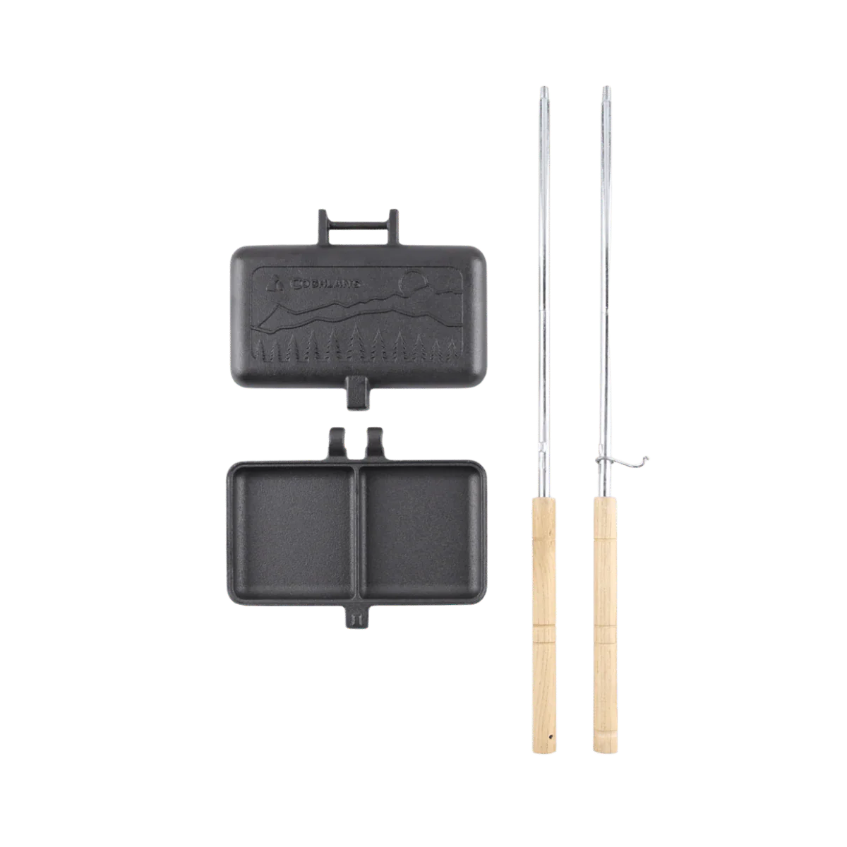 COGHLANS DOUBLE CAST IRON CAMP COOKER