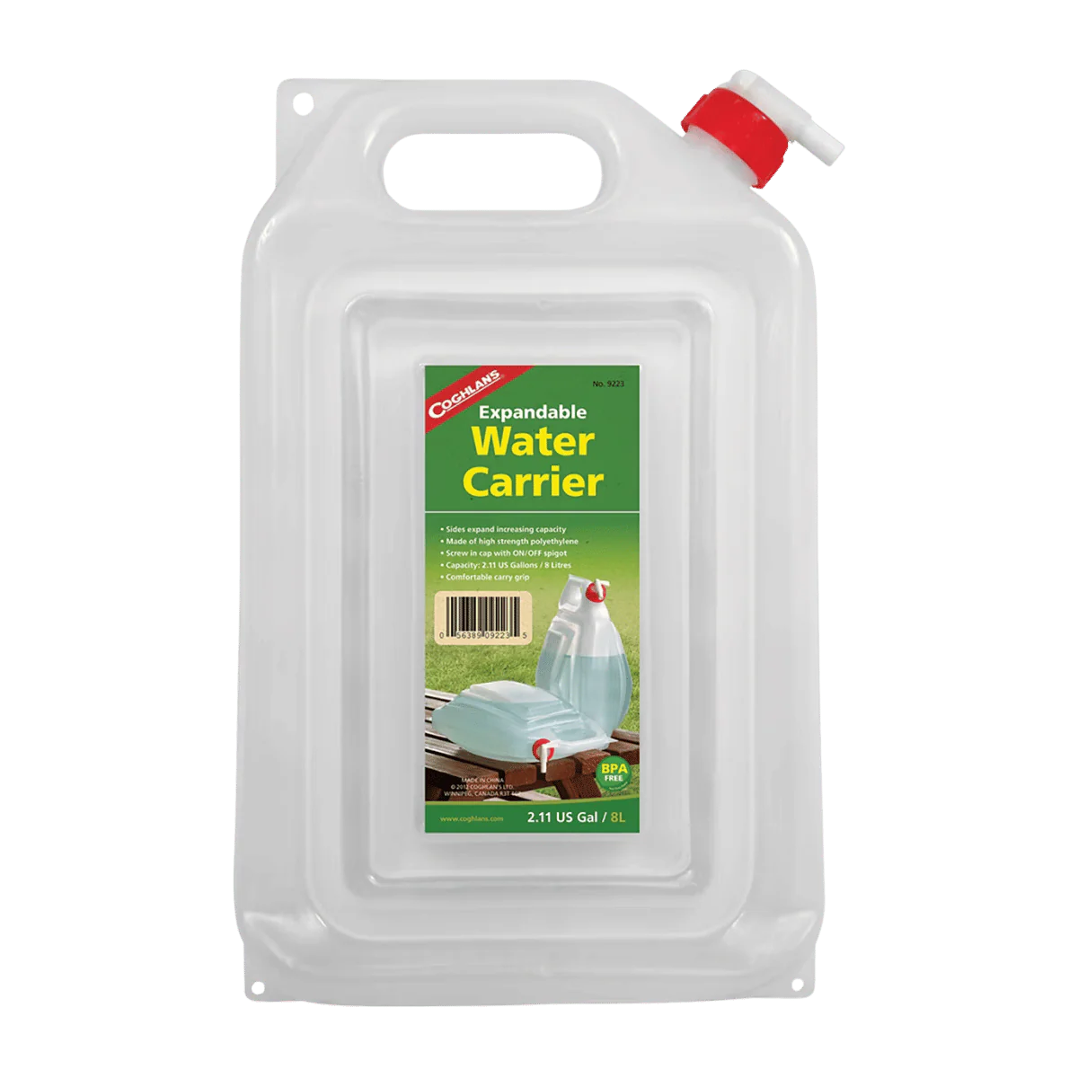 COGHLANS EXPANDABLE WATER CARRIER