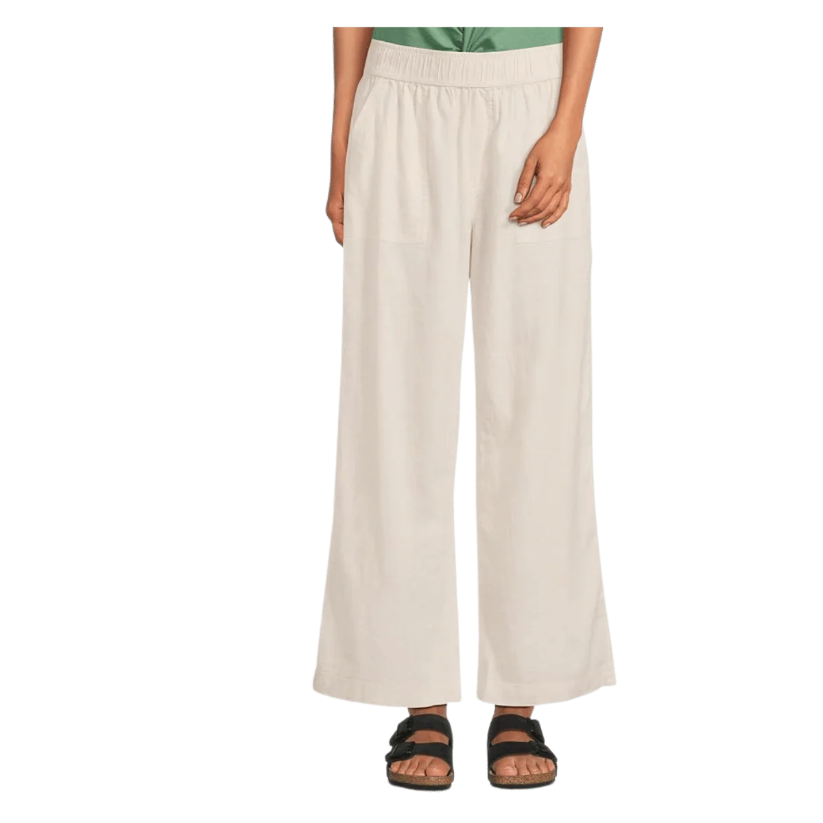 TOAD & CO WOMEN'S TAJ HEMP WIDE LEG PANT - OATMEAL