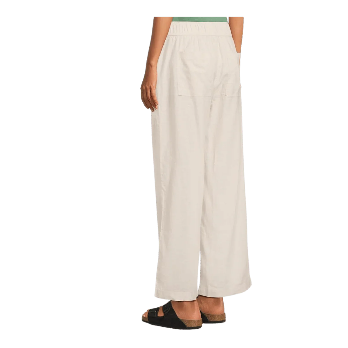 TOAD & CO WOMEN'S TAJ HEMP WIDE LEG PANT - OATMEAL - Image 2