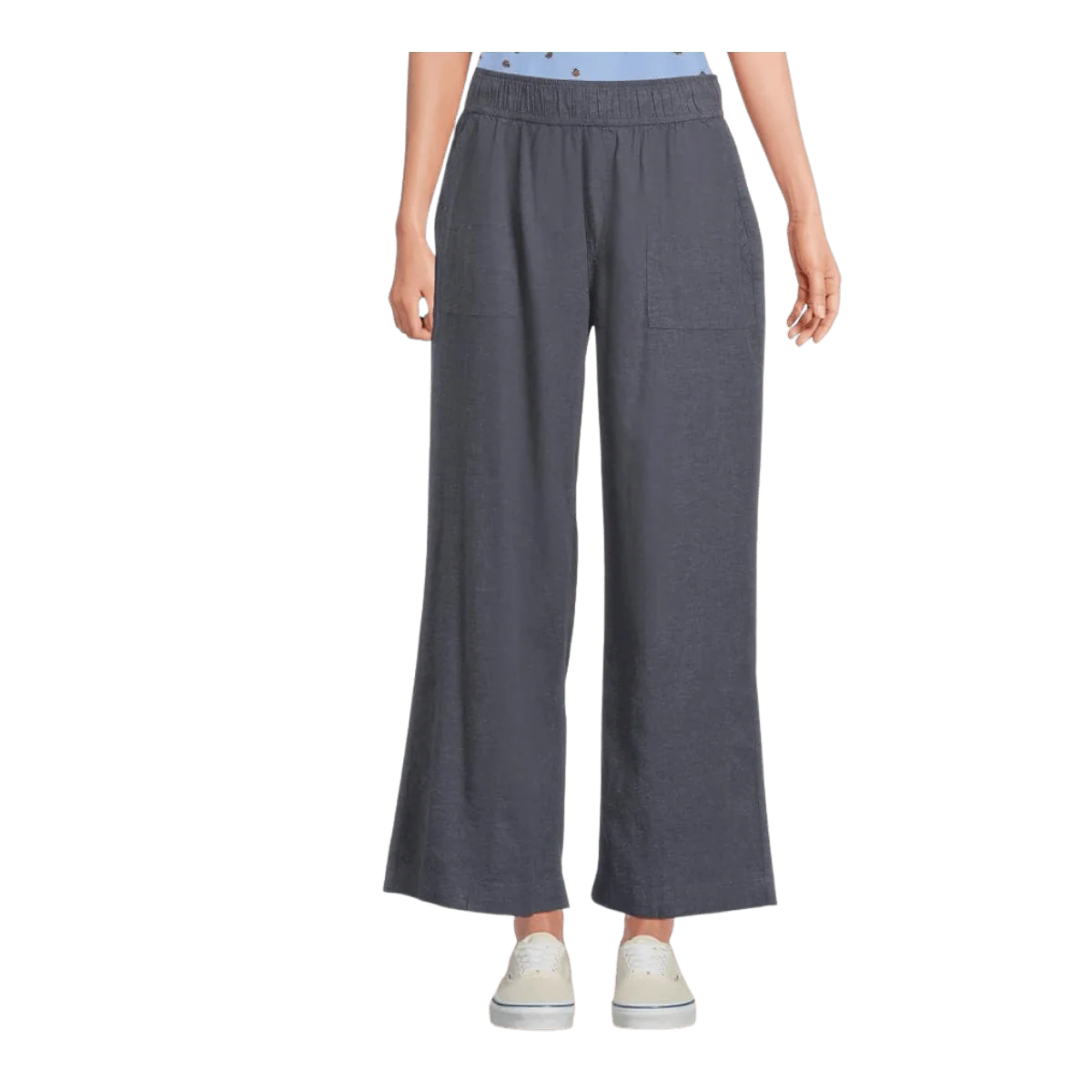 TOAD & CO WOMEN'S TAJ HEMP WIDE LEG PANT - TRUE NAVY