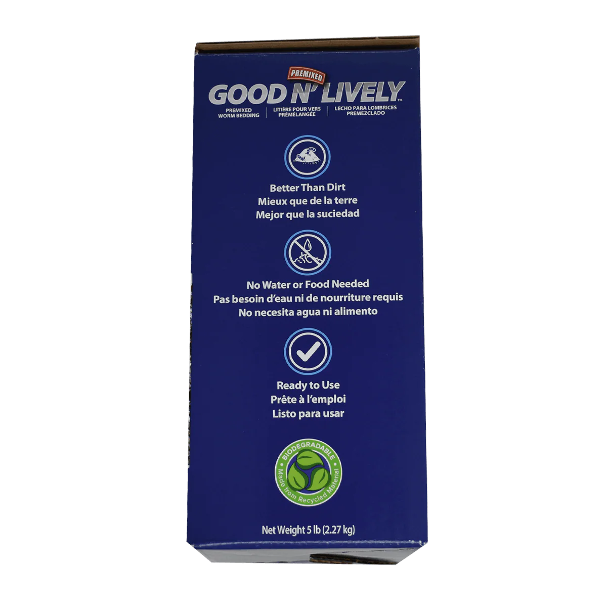GOOD N' LIVELY PREMIXED WORM BEDDING IN A BAG - 5 LB. - Image 4