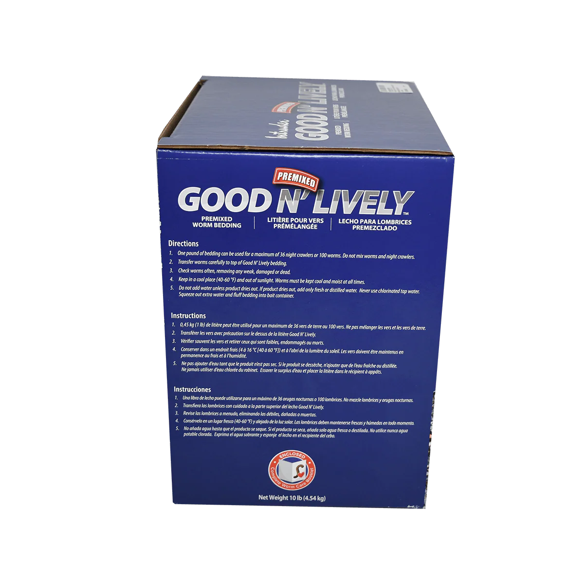 GOOD N' LIVELY PREMIXED WORM BEDDING IN A BAG - 10 LB. - Image 4