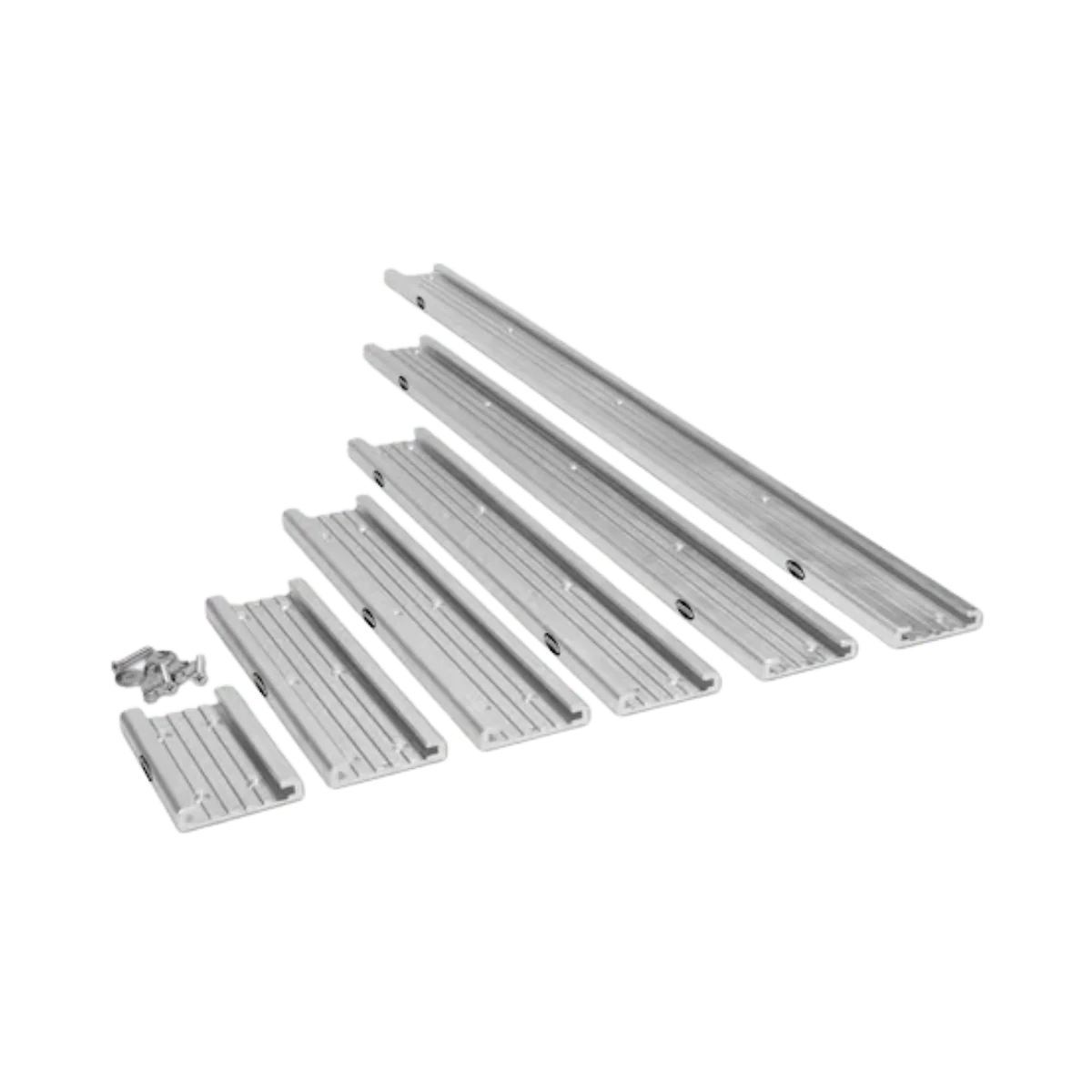HANNAY'S TRAXSTECH MOUNTING TRACK - ALUMINUM- 6 IN