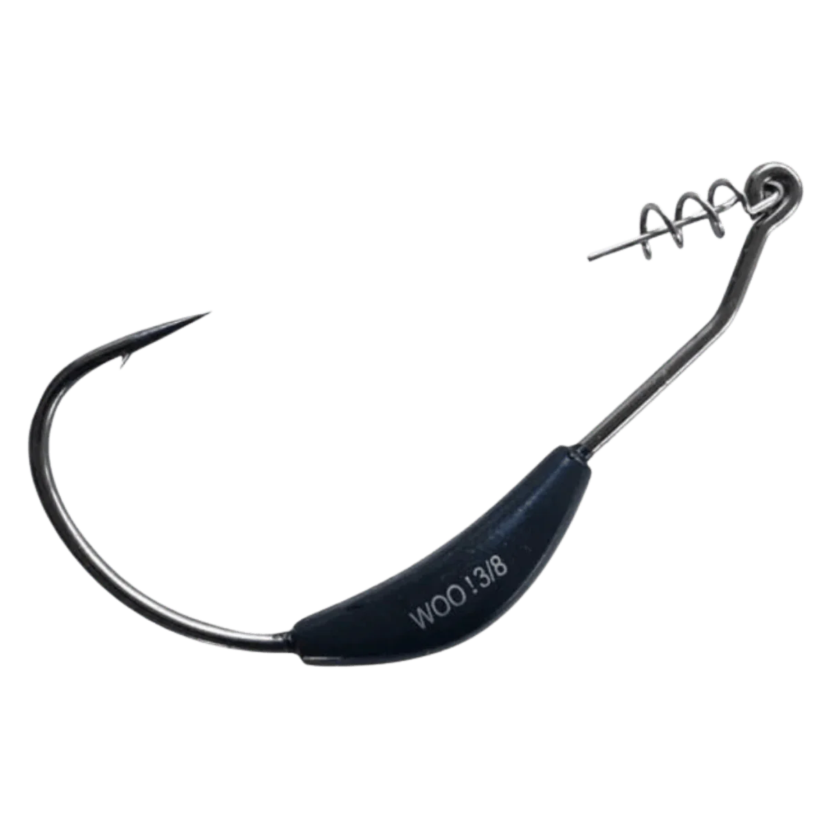 WOO! TUNGSTEN NEVER CHIP SWIMBAIT HOOKS 3/8OZ - MATTE BLACK