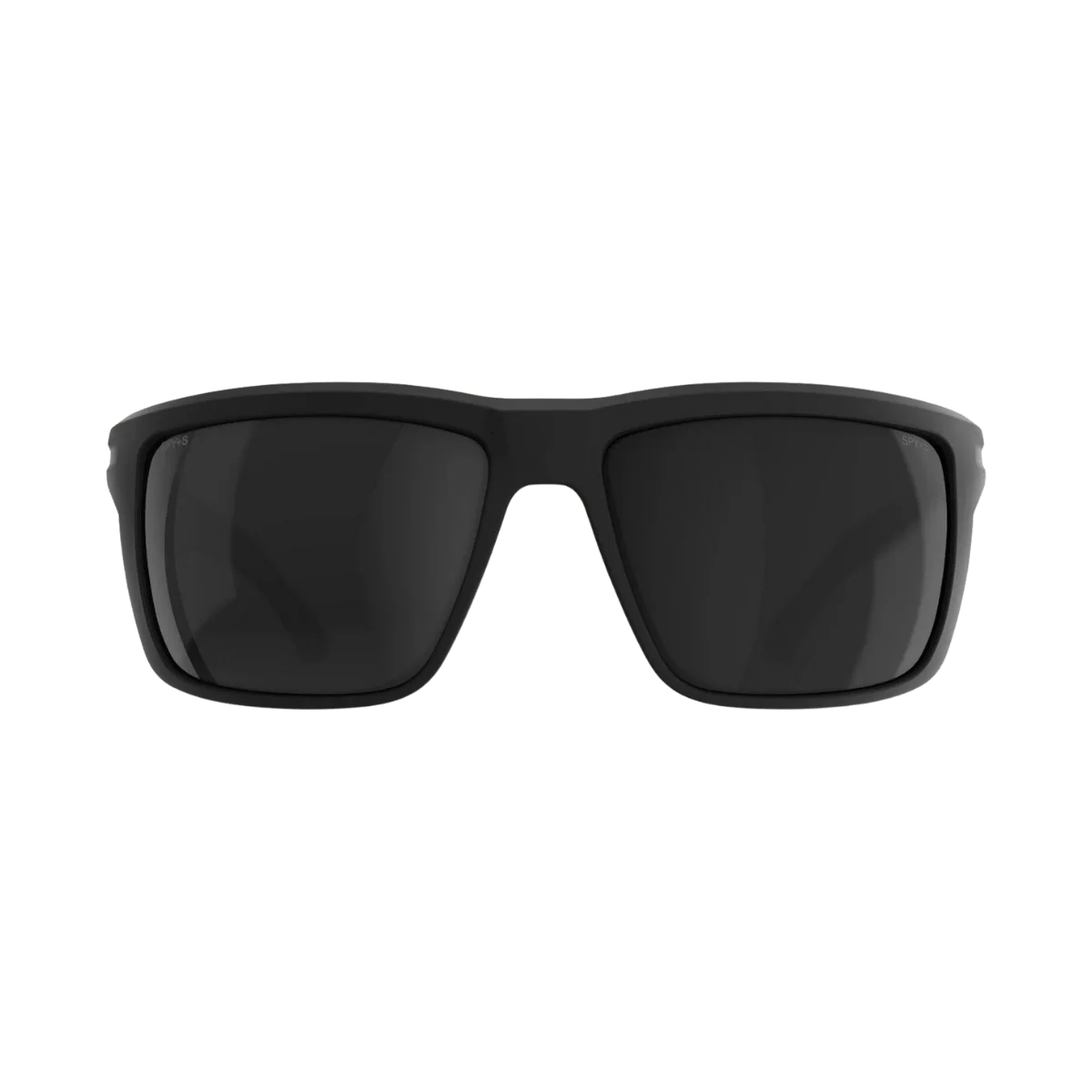 SPY OVERHAUL XL SUNGLASSES - SOFT MATTE BLACK/HAPPY BOOST POLAR BLACK MIRROR" - Image 2