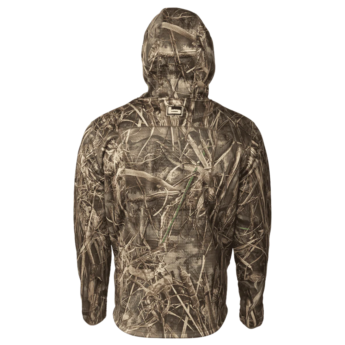 BANDED HOODED MID-LAYER FLEECE PULLOVER - Image 3
