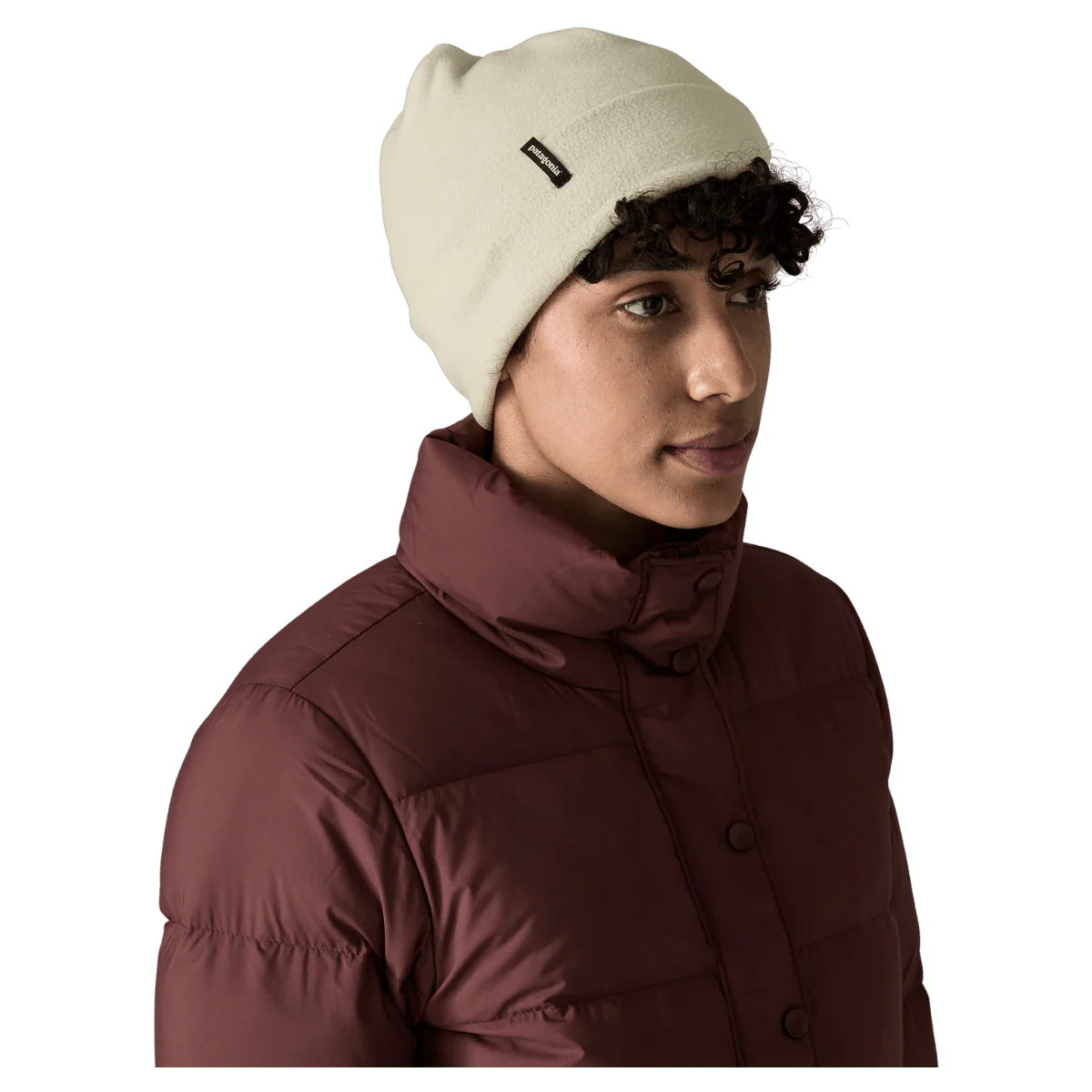 PATAGONIA MICRO D FLEECE ADJUSTABLE CUFF BEANIE - PELICAN - Image 2