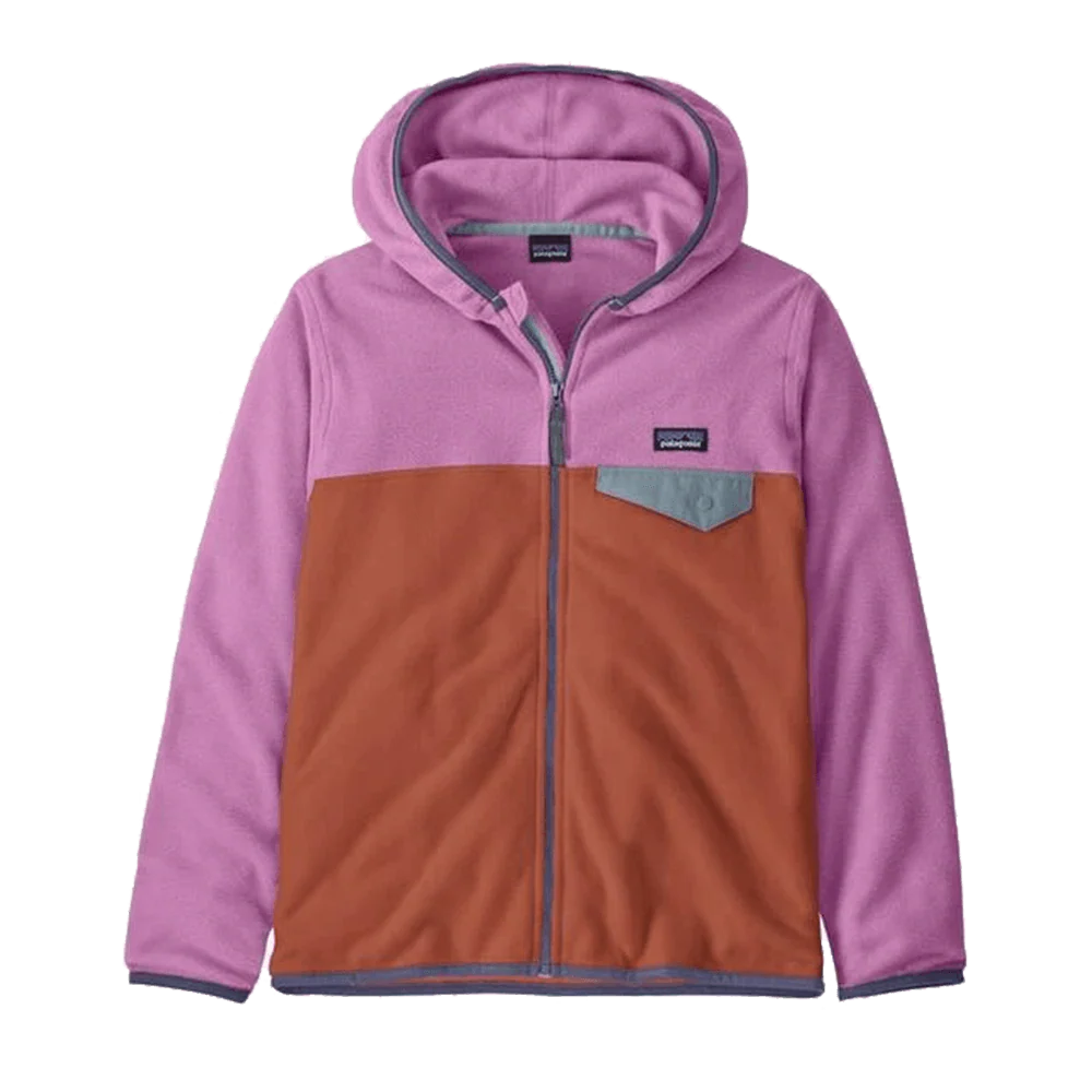 PATAGONIA KIDS MICRO D SNAP-T JACKET - POTTERS RED
