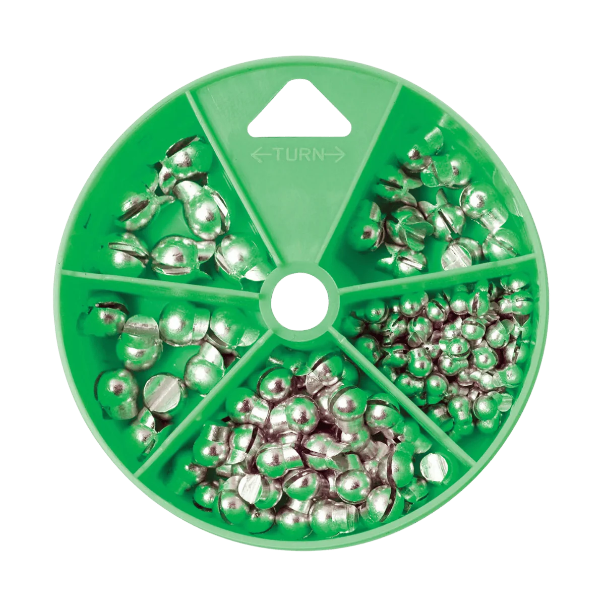 EAGLECLAW REMOVABLE SPLIT SHOT NON-LEAD 124 PCS