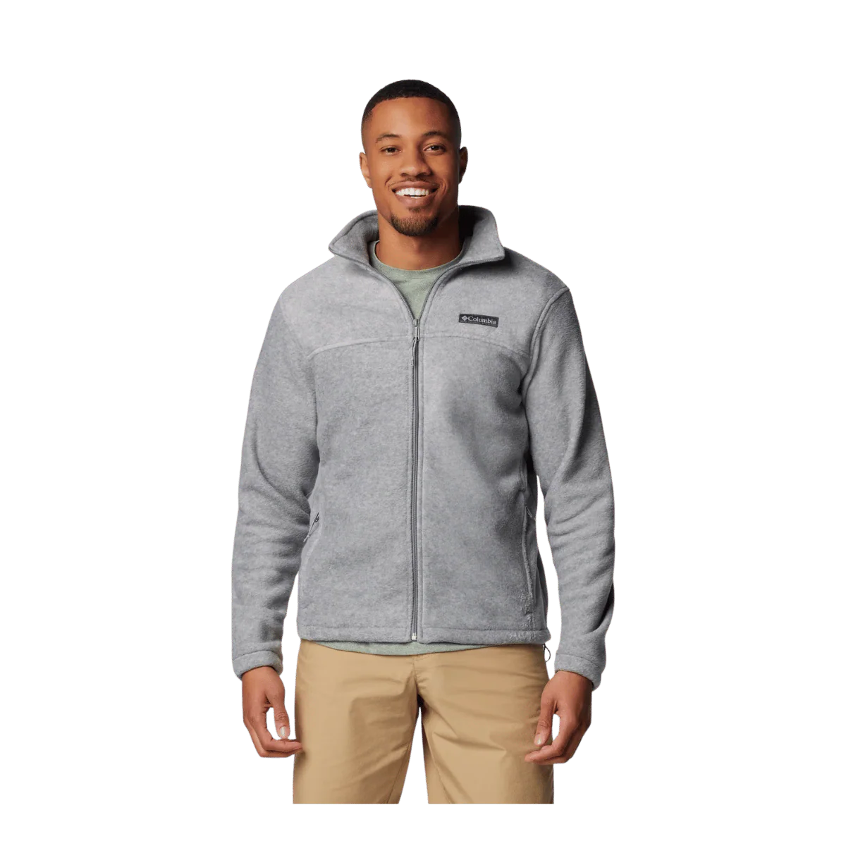 COLUMBIA STEENS MOUNTAIN FLEECE JACKET FZ 2.0 - LIGHT GREY HEATHER