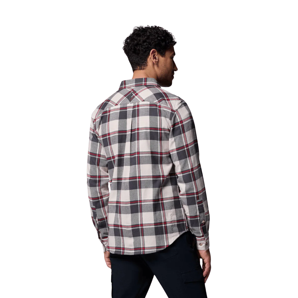 COLUMBIA FLARE GUN STRETCH FLANNEL - DARK STONE TRAILS - Image 2
