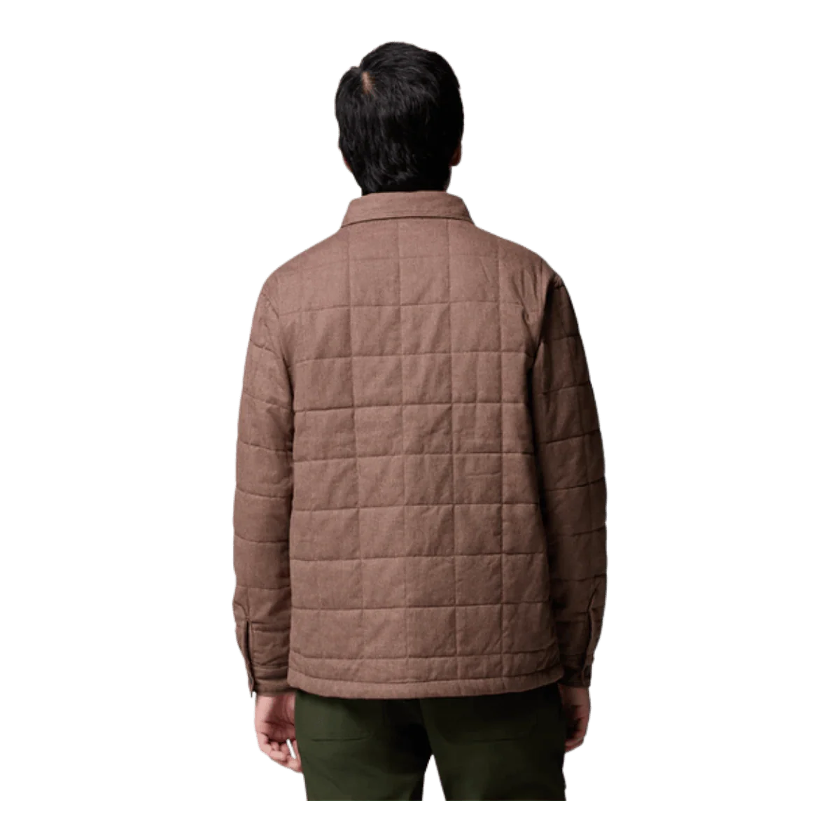 COLUMBIA MEN'S LANDROAMER QUILTED SHIRT JACKET - TOBACCO - Image 2