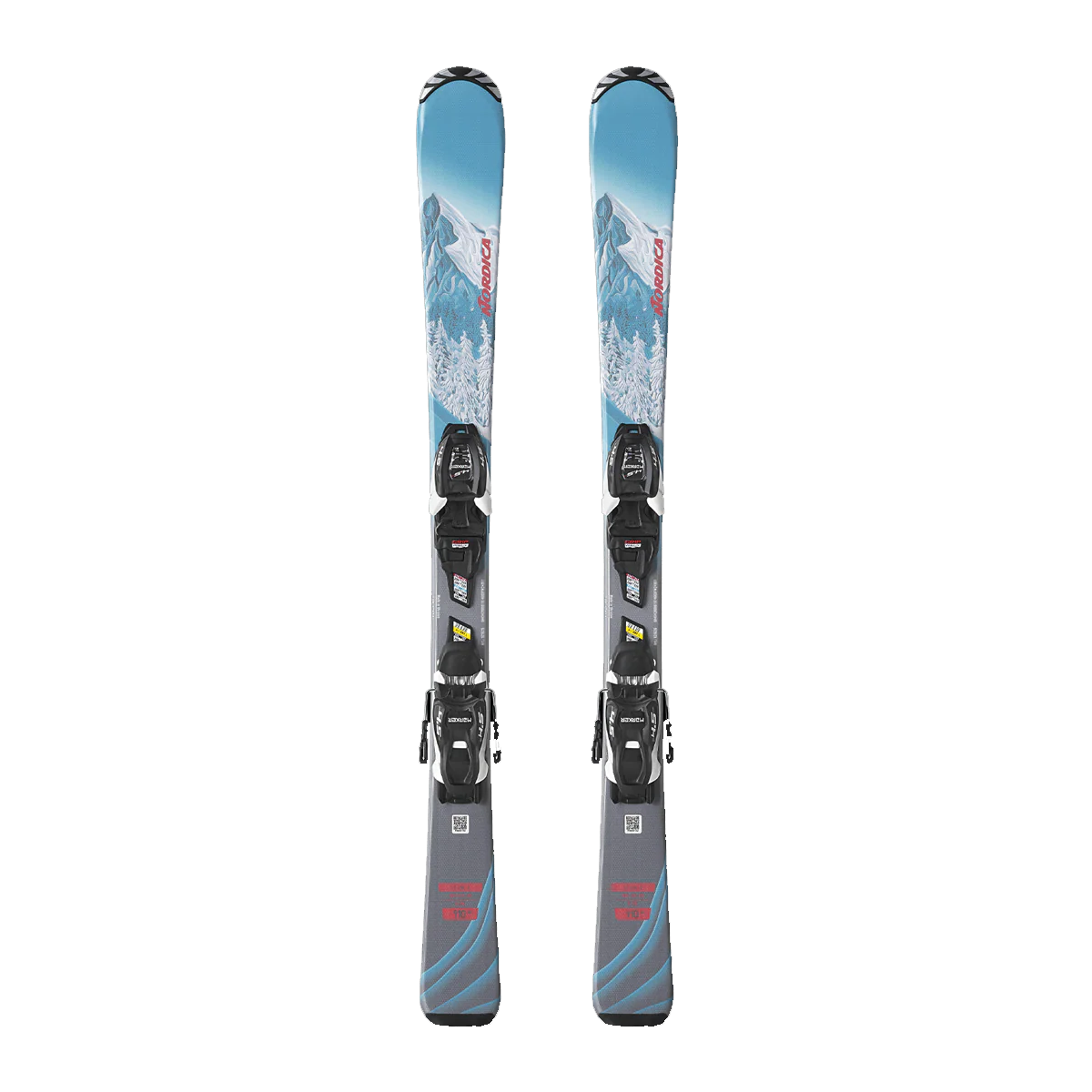 NORDICA TEAM G FDT (70-90) JUNIOR SKIS + JR4.5 BINDINGS 2025/2026