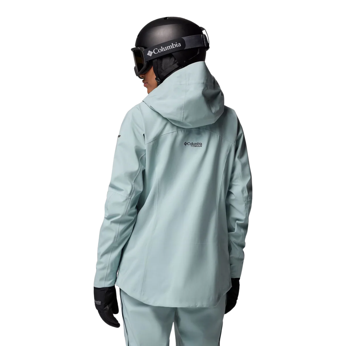 COLUMBIA WOMEN'S PLANTINUM PEAK II 3L SHELL JACKET - CRUSHED BLUE - Image 2
