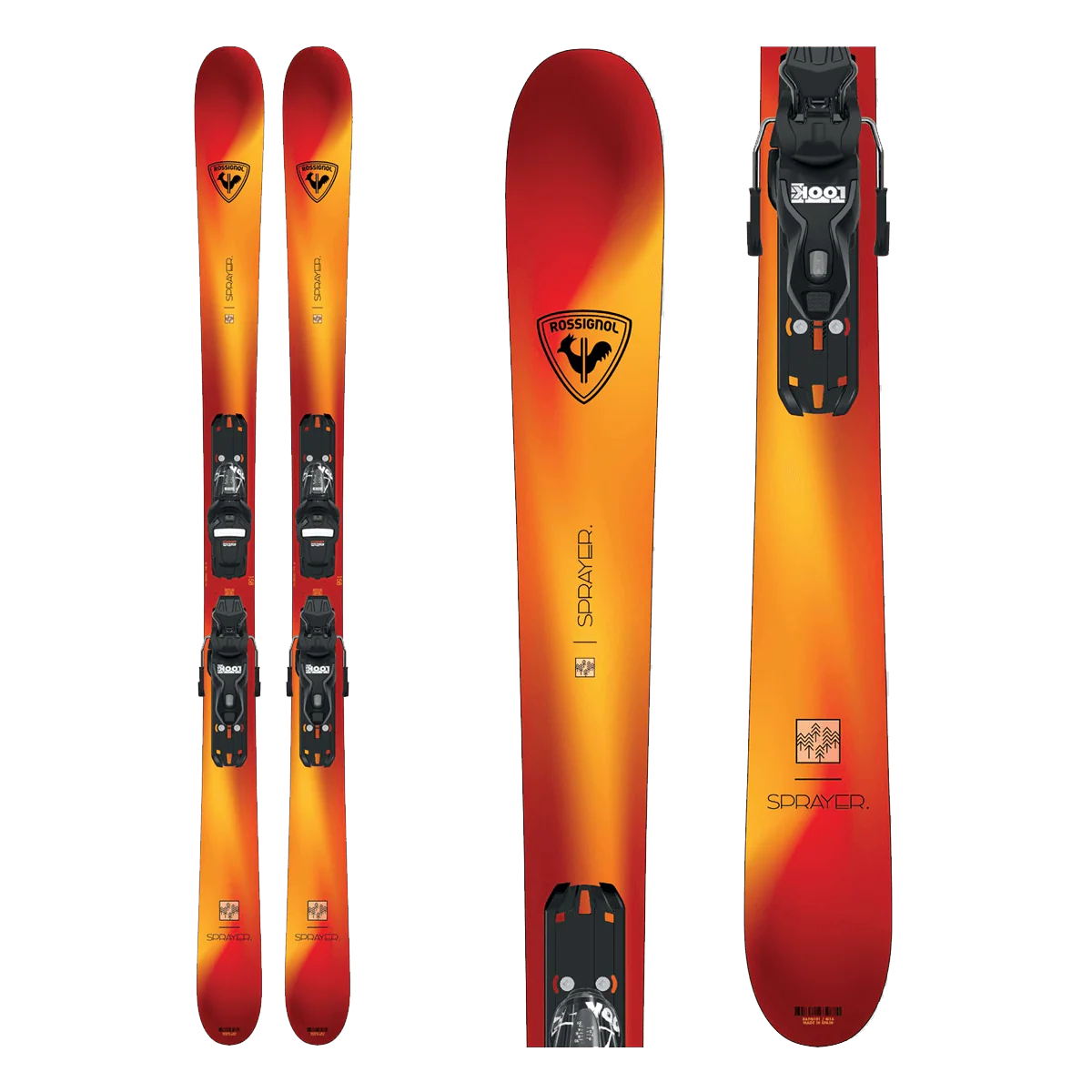 ROSSIGNOL SPRAYER PRO JUNIOR SKIS + LOOK XP10 GW BINDINGS 2025/2026