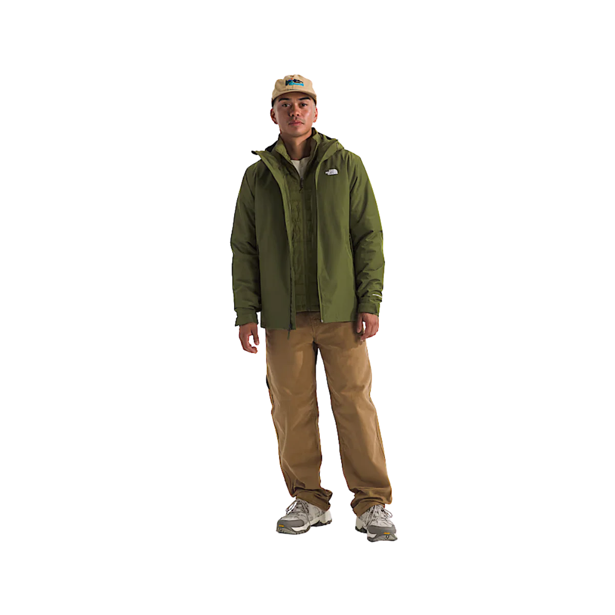 NORTHFACE CARTO MONO TRICLIMATE WATERPROOF HOODED JACKET