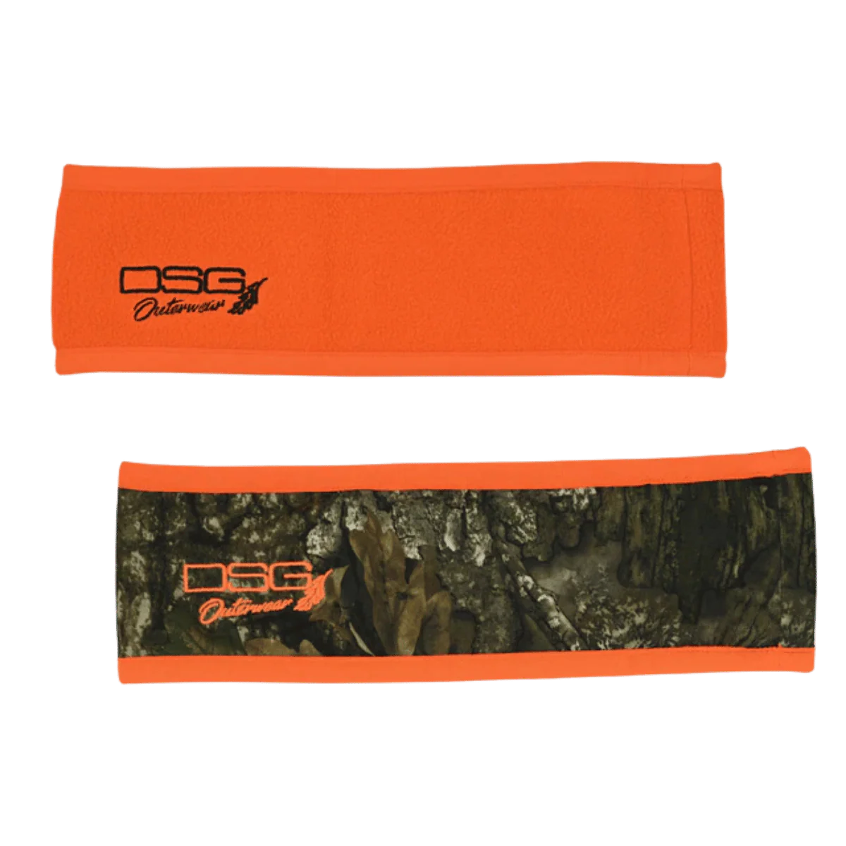DSG OUTERWEAR REVERSIBLE HEADBAND - BLAZE ORANGE/REALTREE APX