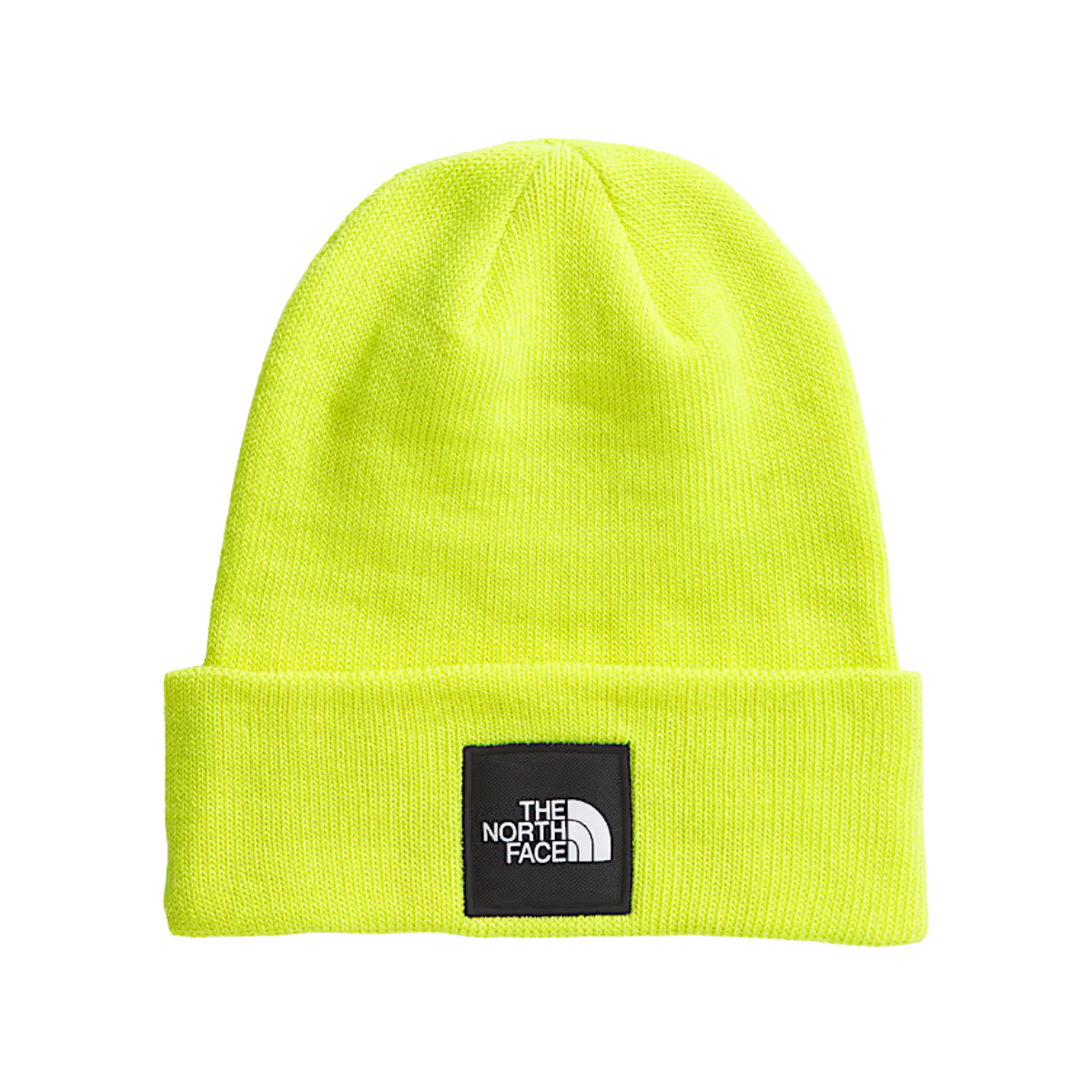 NORTHFACE BIG BOX CUFFED BEANIE - FIZZ LIME