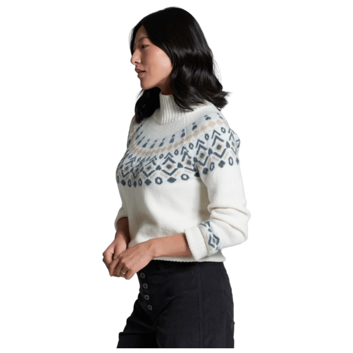 KUHL WOMEN'S ALPINA MERINO SWEATER - ALPINE WHITE - Image 3