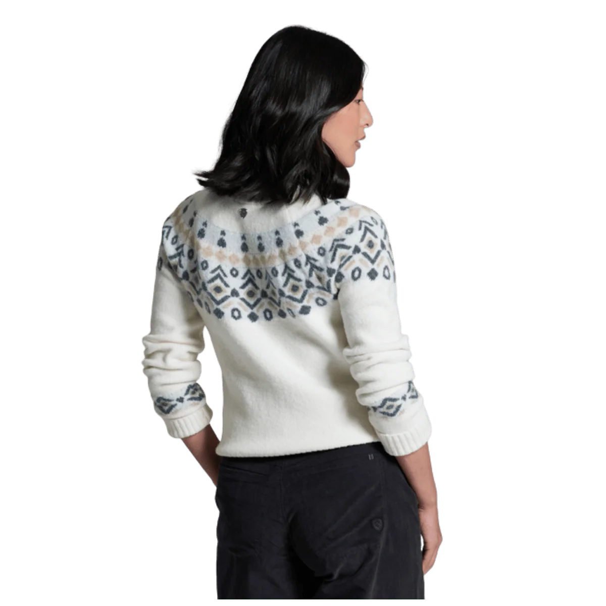 KUHL WOMEN'S ALPINA MERINO SWEATER - ALPINE WHITE - Image 4