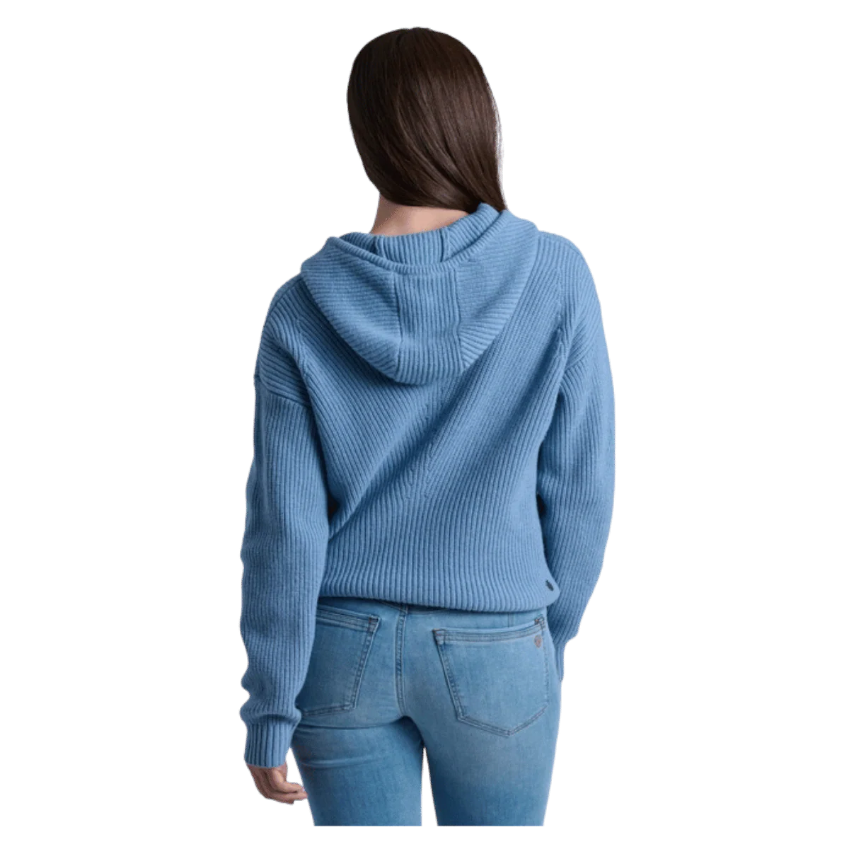 KUHL WOMEN'S FIRESIDE SWEATER HOODY - NEPTUNE - Image 3