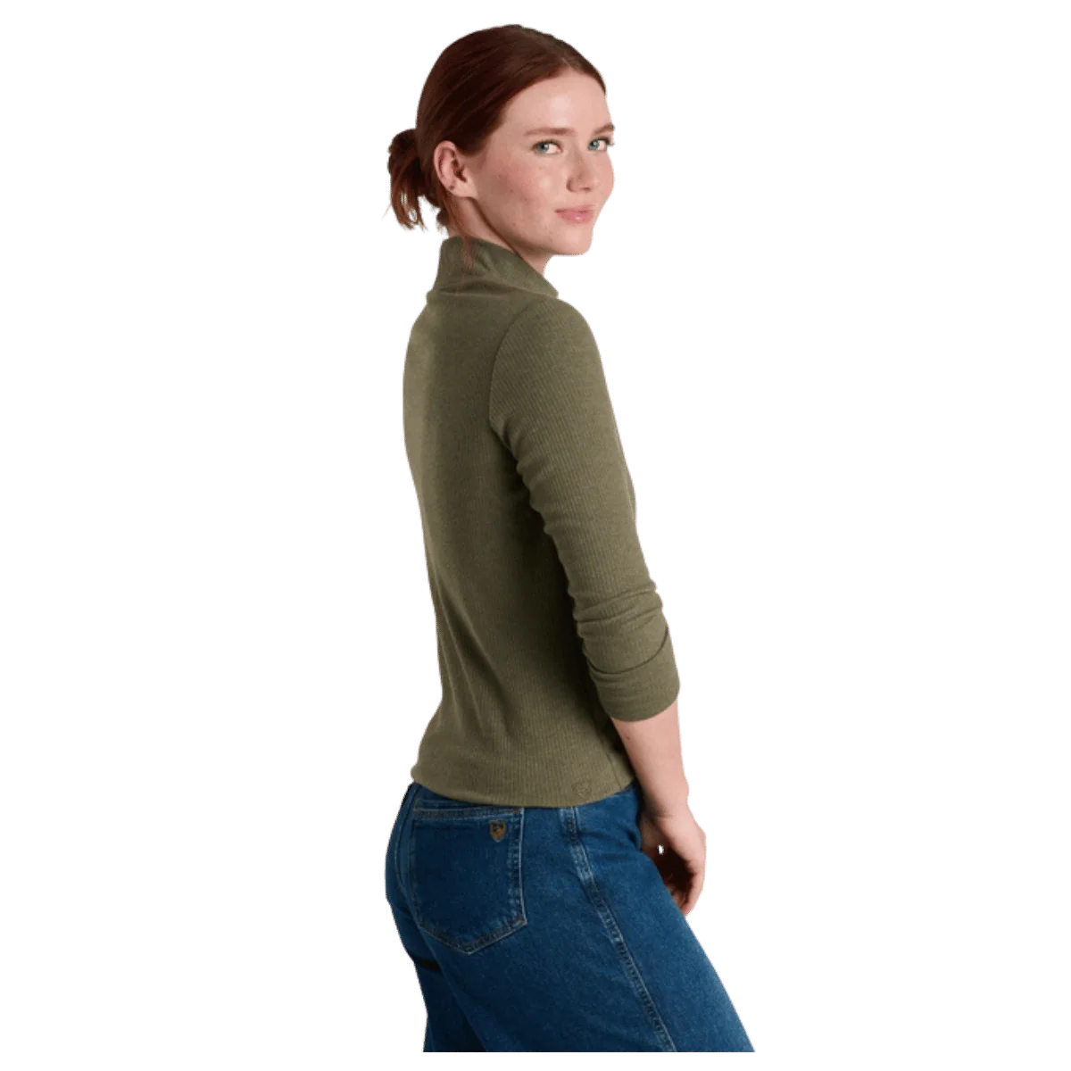 KUHL VERONA RIBBED LONG SLEEVE - VINE - Image 2