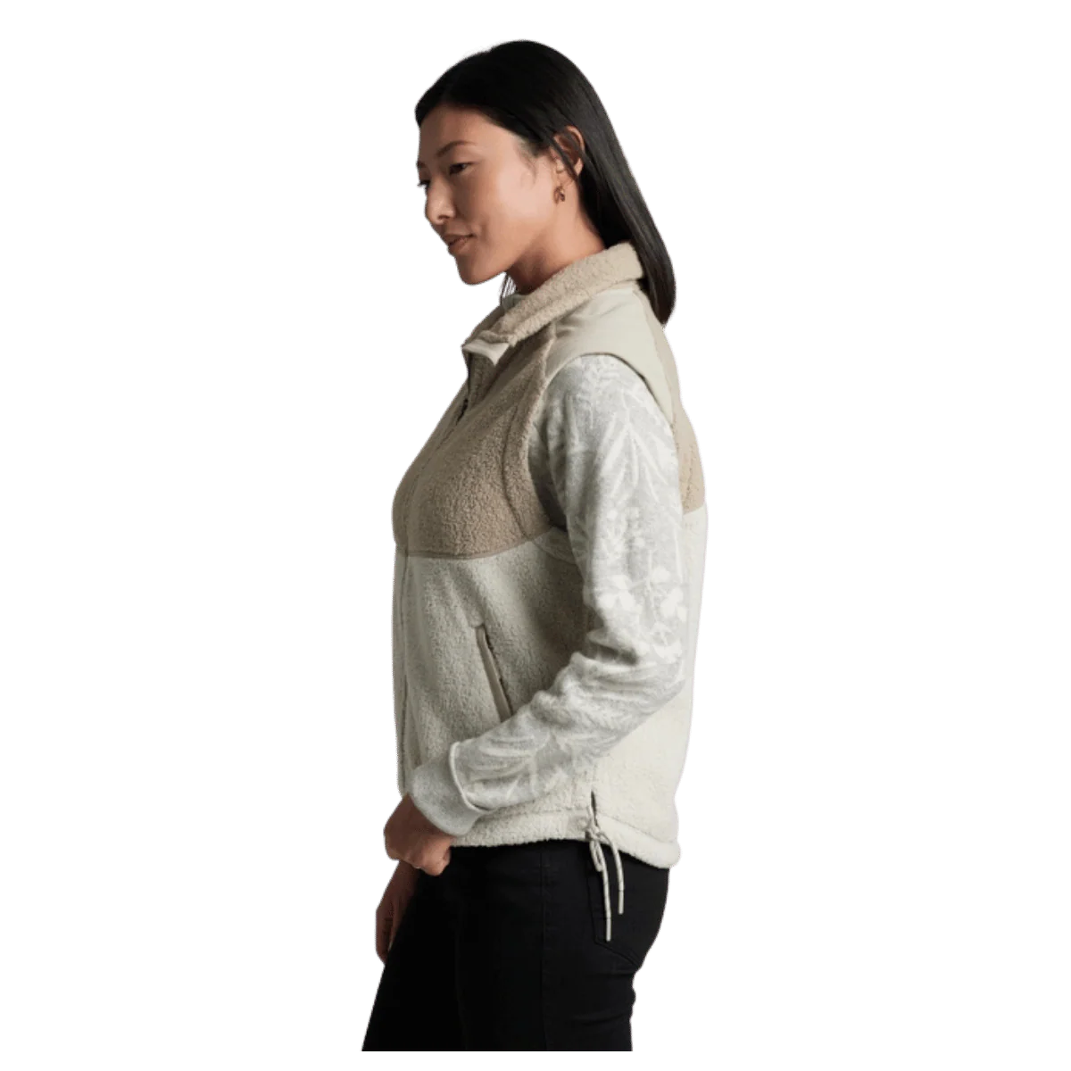 KUHL WOMEN'S ELIXIR VEST STRETCH FLEECE - ELM - Image 2