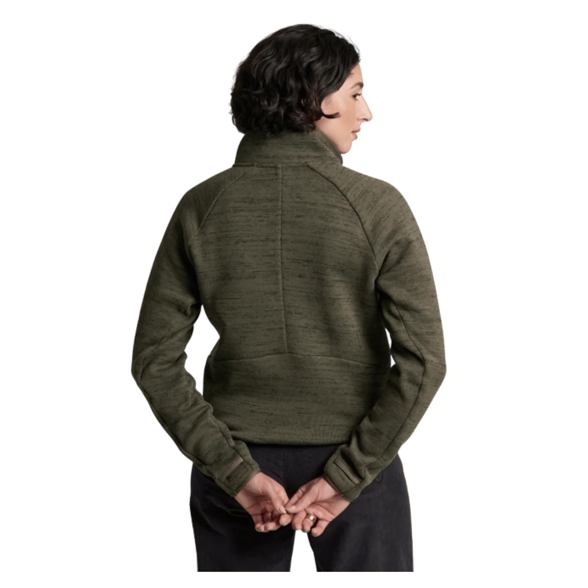 KUHL AVALINE 1/4 ZIP PREMIUM SWEATER FLEECE - VINE - Image 3
