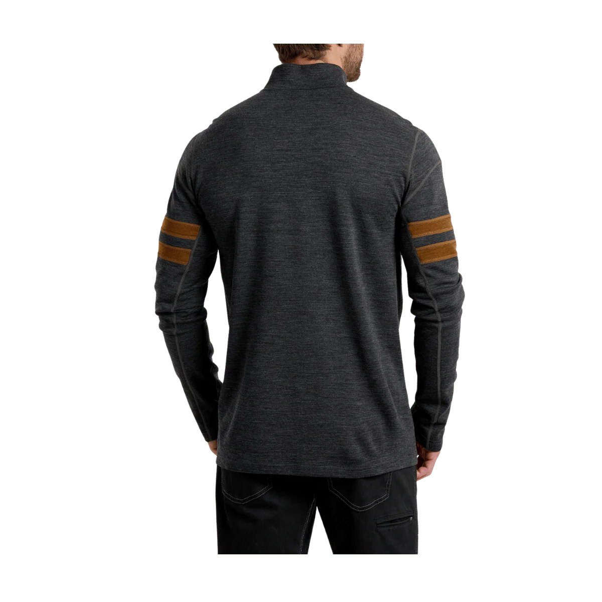 KUHL MEN'S LIGHT KUHL TEAM 1/4 ZIP LONG SLEEVE - CAST IRON - Image 2