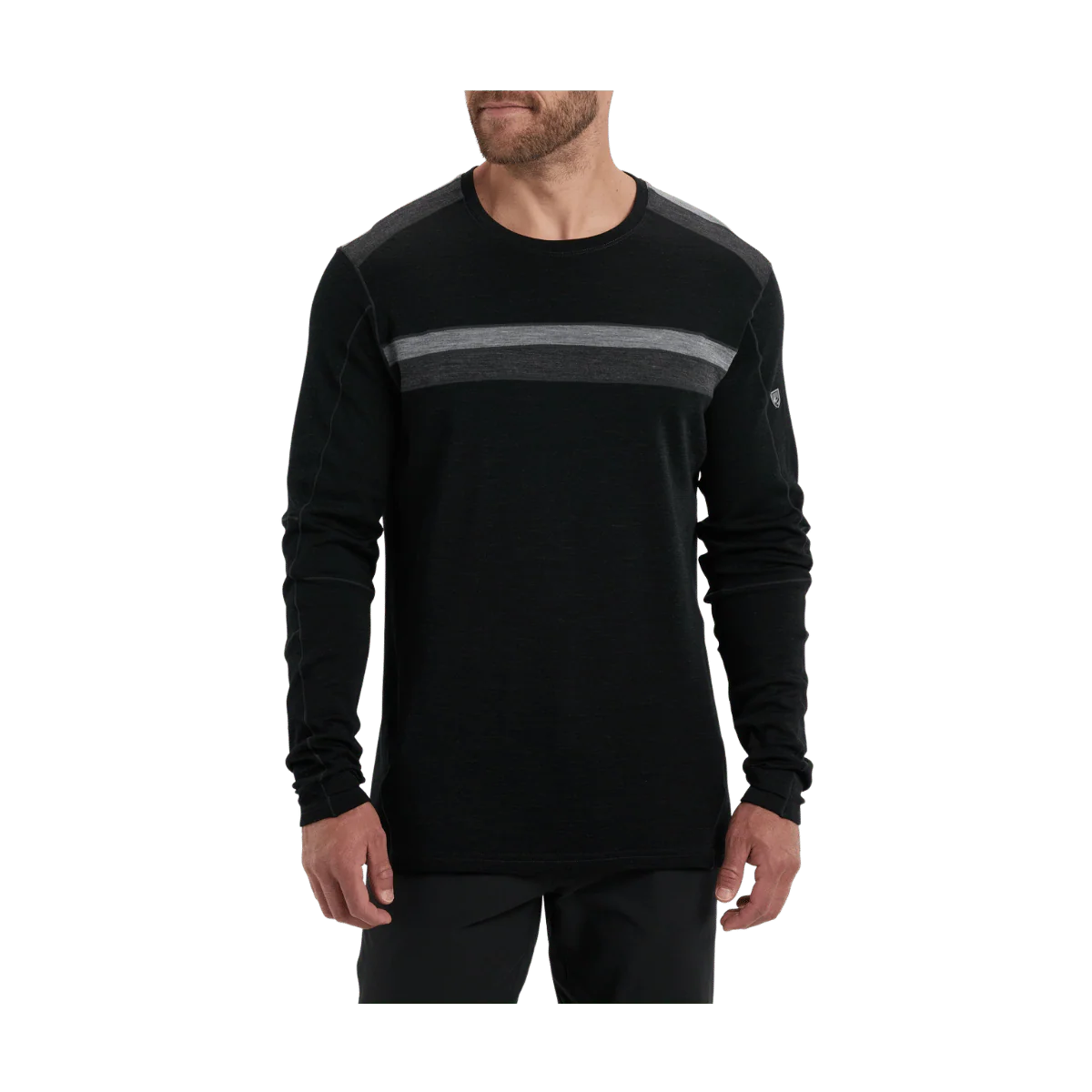 KUHL MEN'S DOWNHILL RACR MERINO CREW LONG SLEEVE
