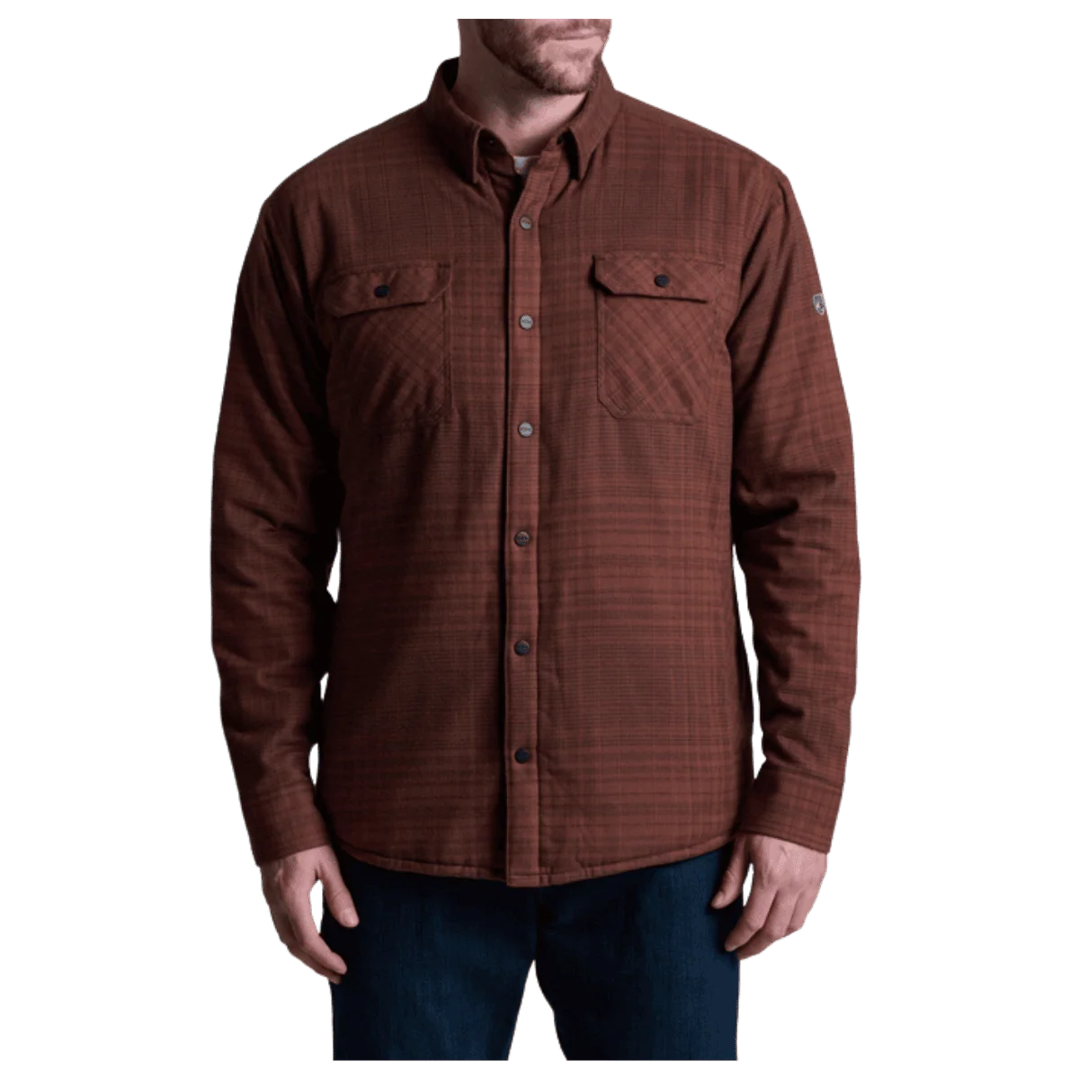 KUHL MEN'S JOYRYDR FLANNEL SHIRT-JACKET - RUSTIC BRICK