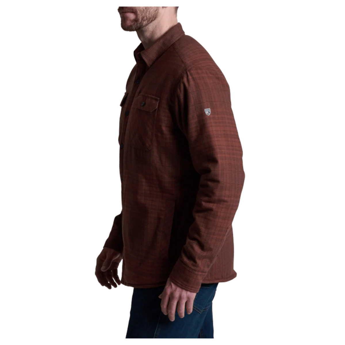KUHL MEN'S JOYRYDR FLANNEL SHIRT-JACKET - RUSTIC BRICK - Image 2