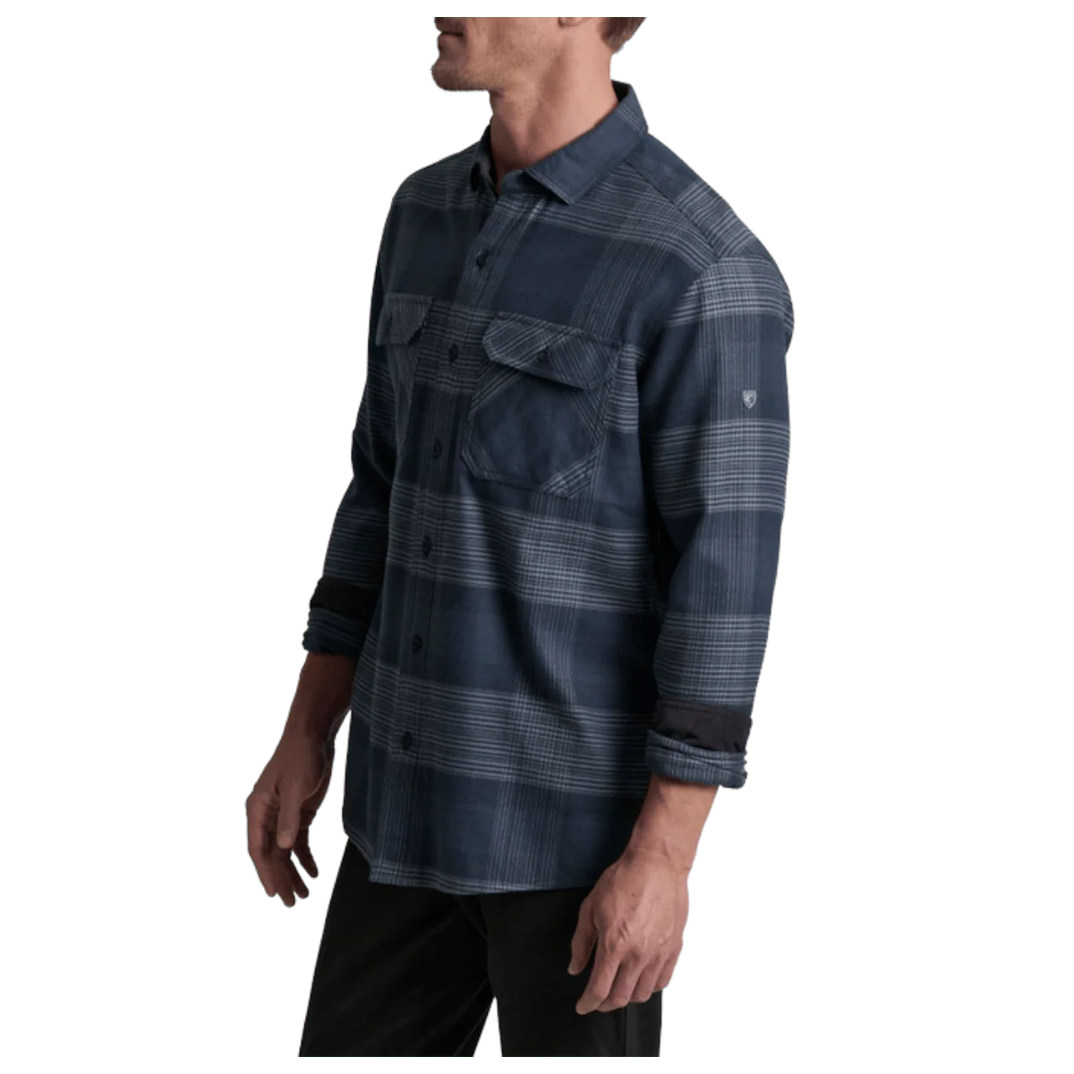 KUHL MEN'S RYDR FLANNEL LONG SLEEVE - BLUE LAGOON - Image 2